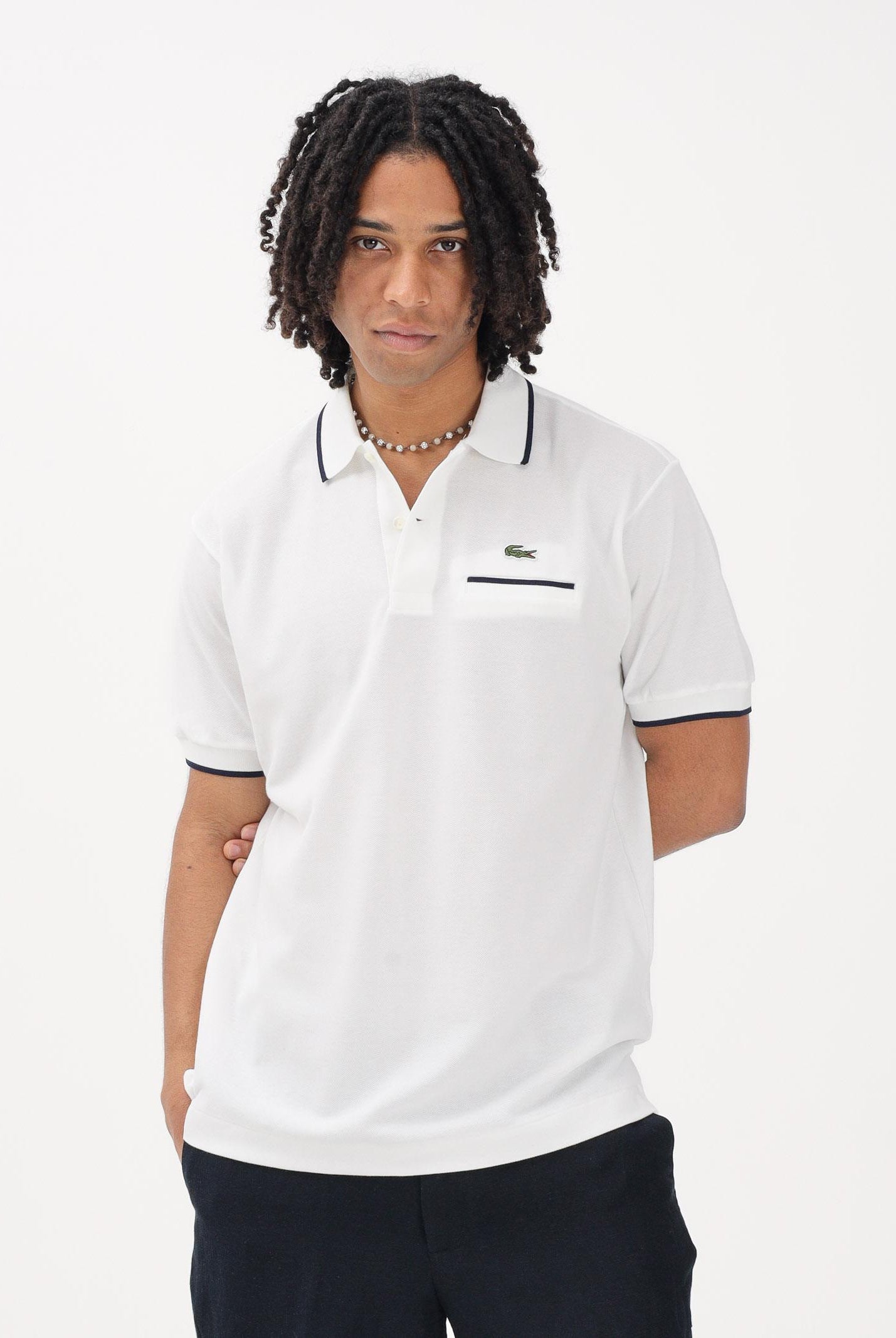 LACOSTE Polo a manica corta classic fit L.12.12 bianca da uomo PH9838 EV0 LACOSTE