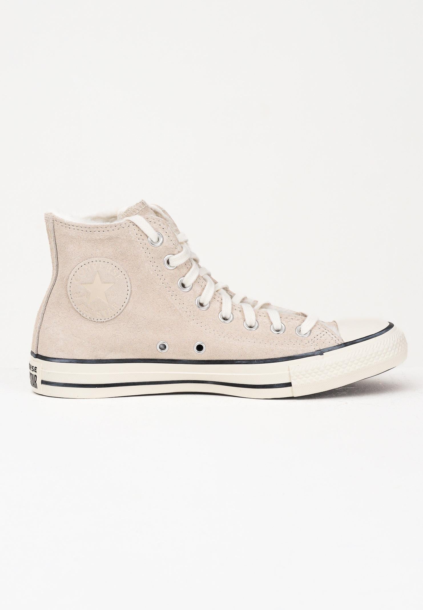 CONVERSE Sneakers Chuck Taylor All Star Cozy Suede beige per uomo e donna A17975C . CONVERSE