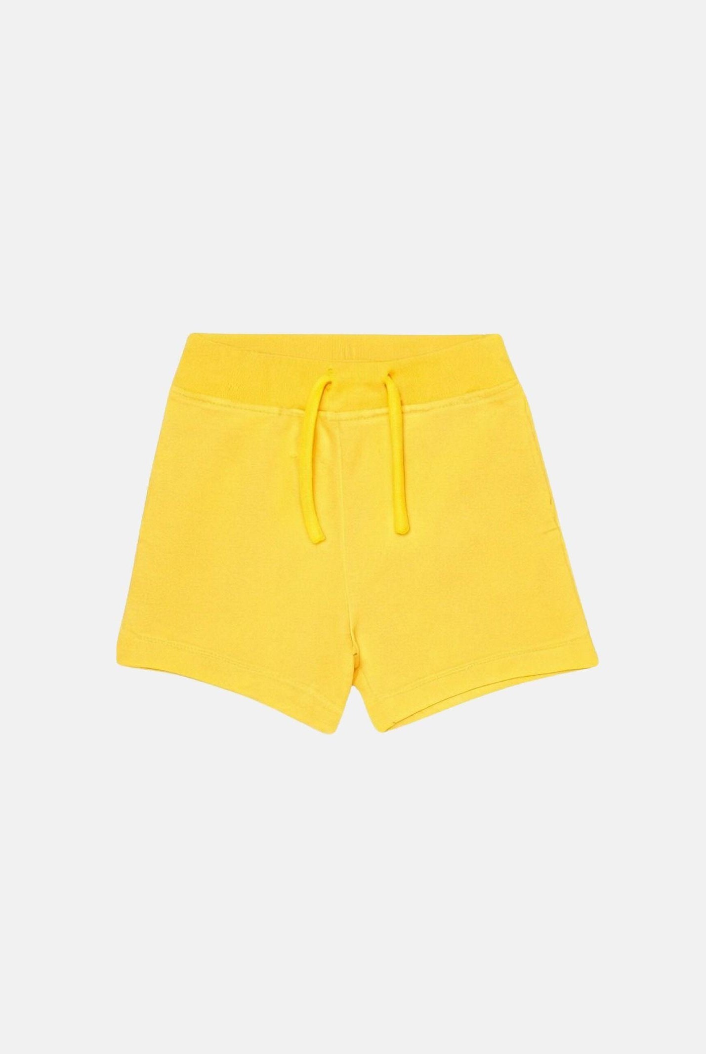 DSQUARED2 Shorts giallo da neonato con stampa sul retro DQ3280D0AGW DQ220 DSQUARED2