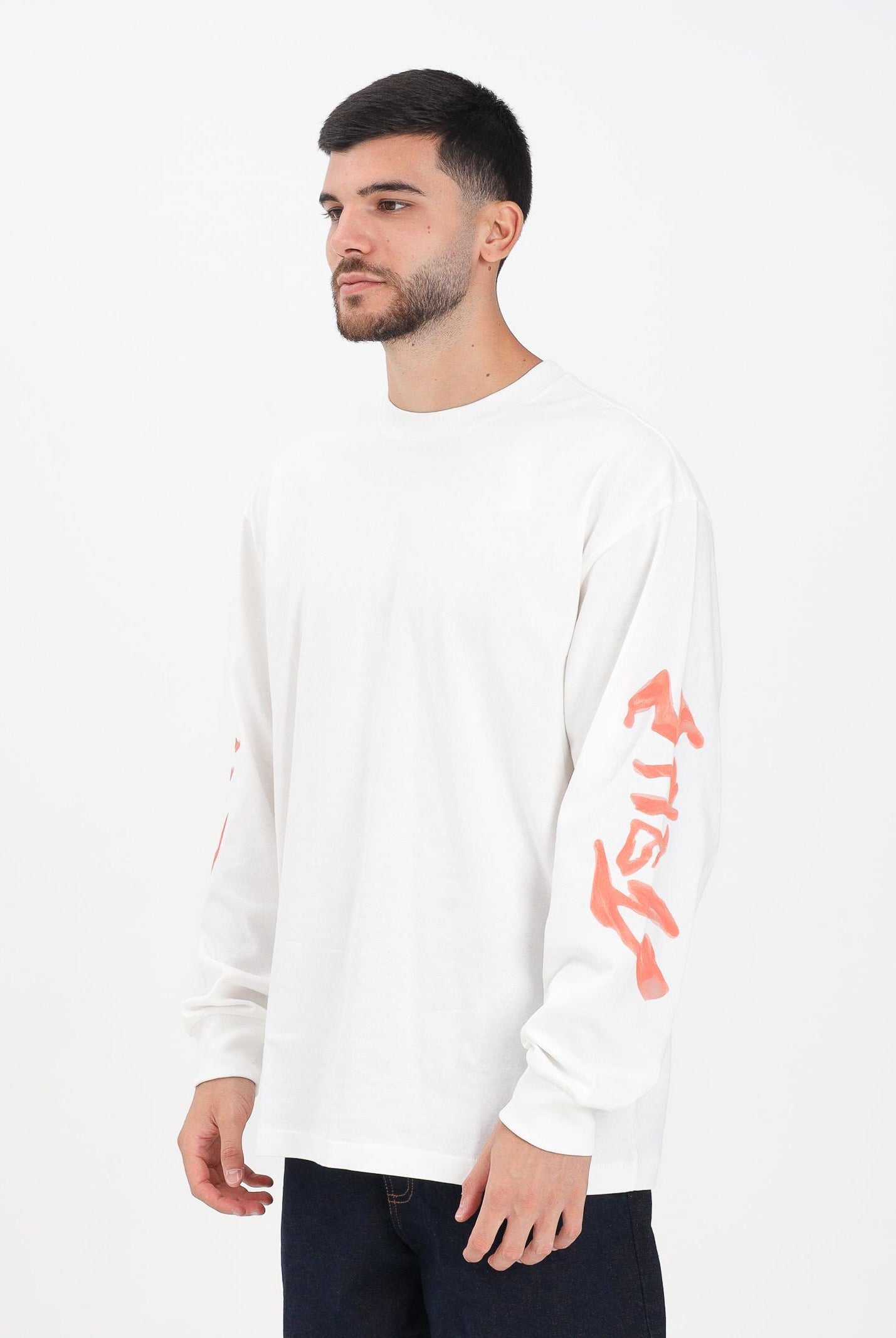 VANS T-shirt a manica lunga RAW INSTINCT bianca da uomo VN000R96FS81 VANS