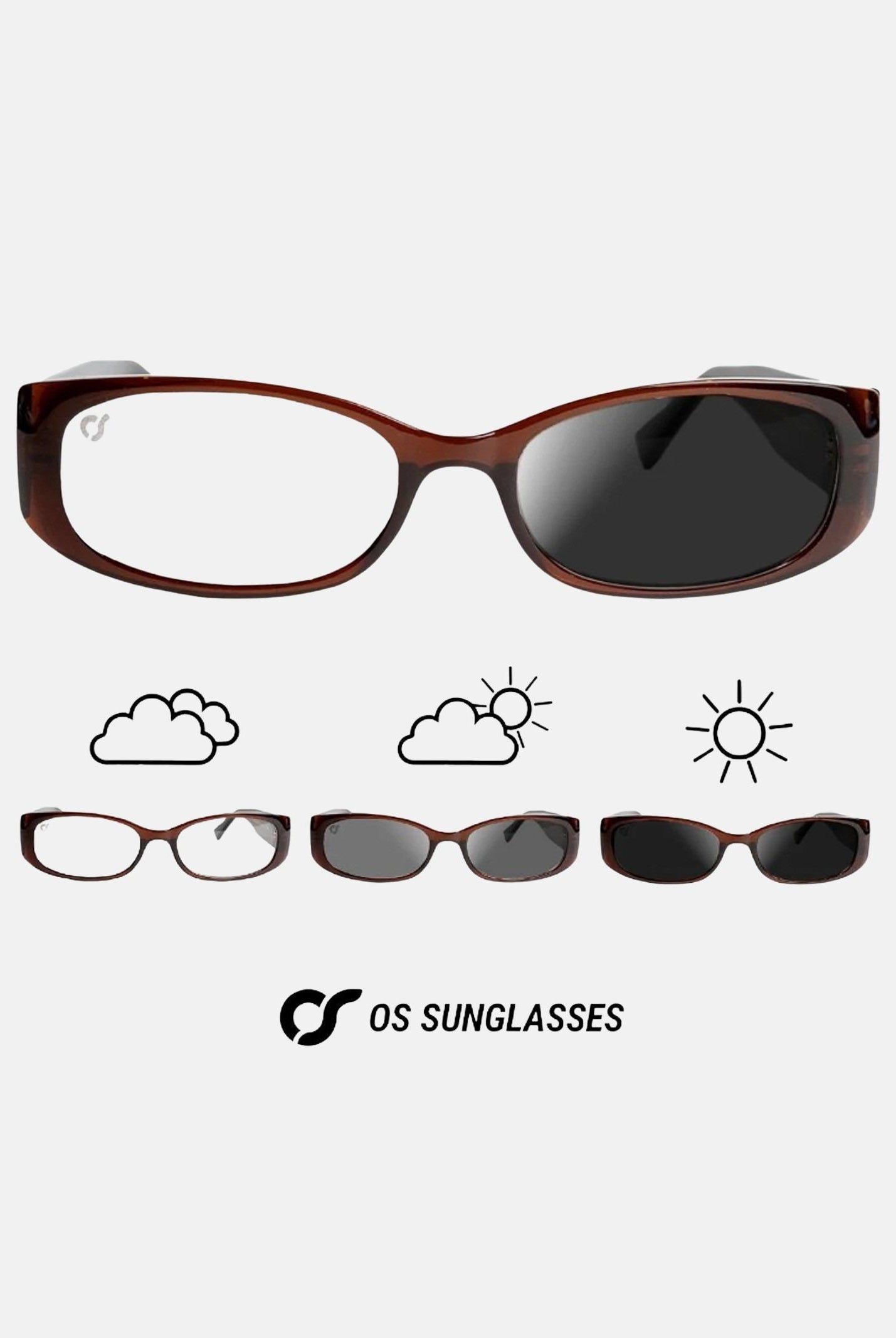 OS SUNGLASSES Occhiali da sole color vino da donna modello Victoria Photochromic OS2061 C03 OS SUNGLASSES