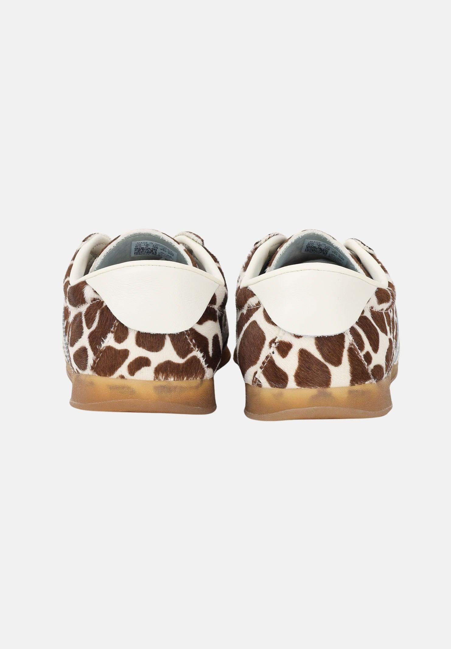 ADIDAS ORIGINALS Sneakers GAZELLE LO PRO panna e marrone da donna con fantasia giraffa KH9013 . ADIDAS ORIGINALS