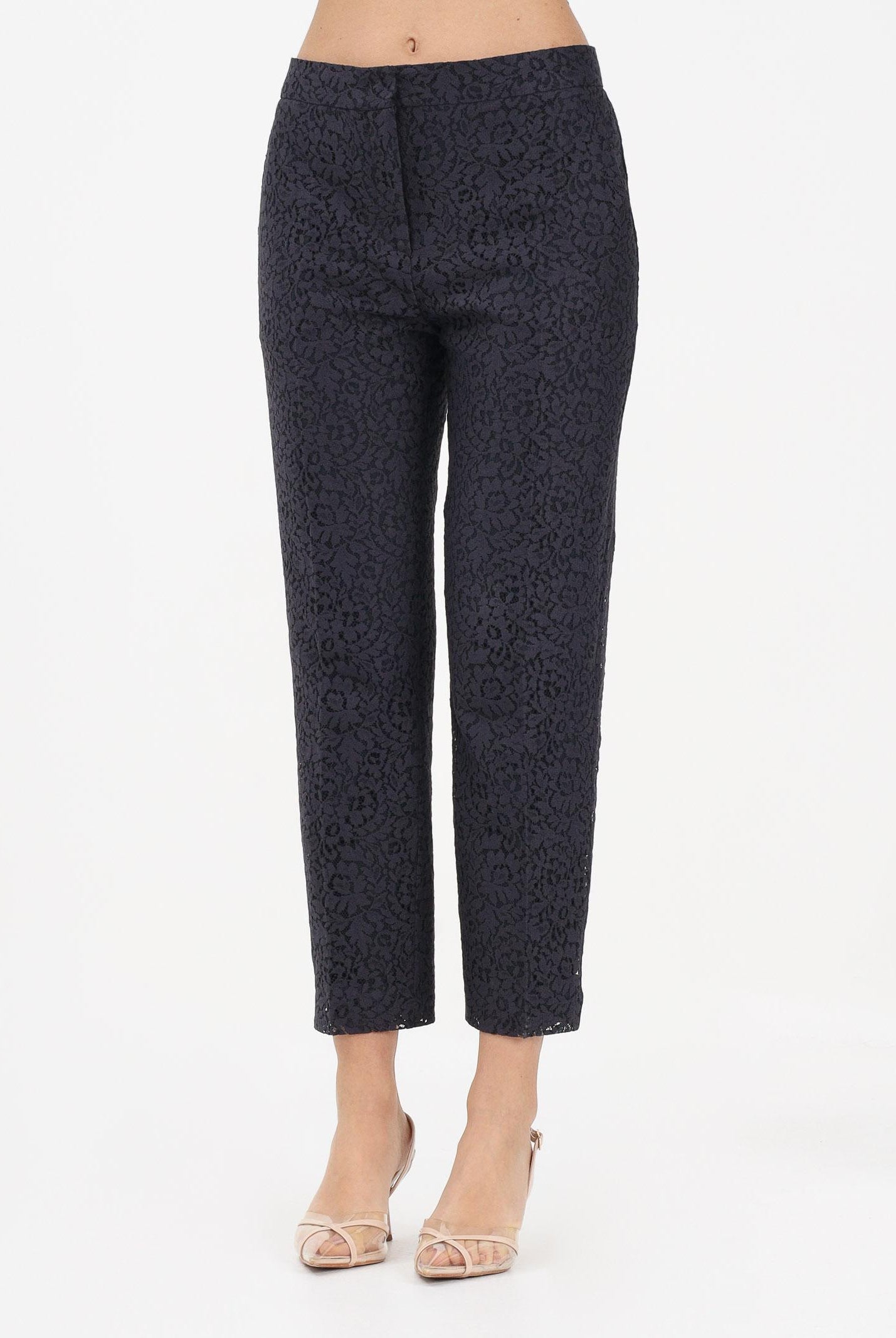 MAX MARA Pantalone elegante MSTCORONA blu da donna realizzato in pizzo floreale 2616131021600 002 MAX MARA