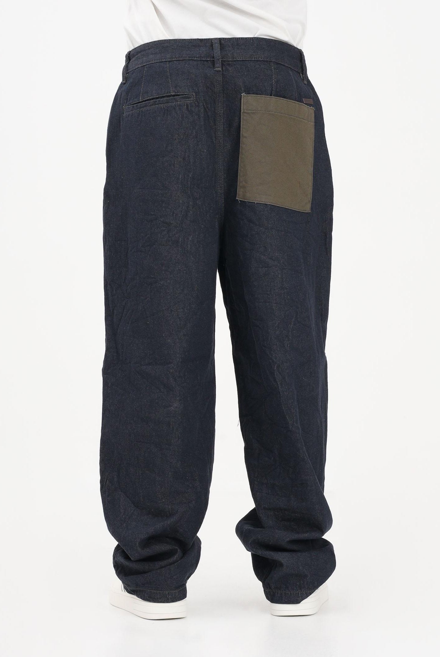 ARMANI EXCHANGE Jeans in denim blu da uomo con tasca a contrasto XM002882AF22508 MB001 ARMANI EXCHANGE