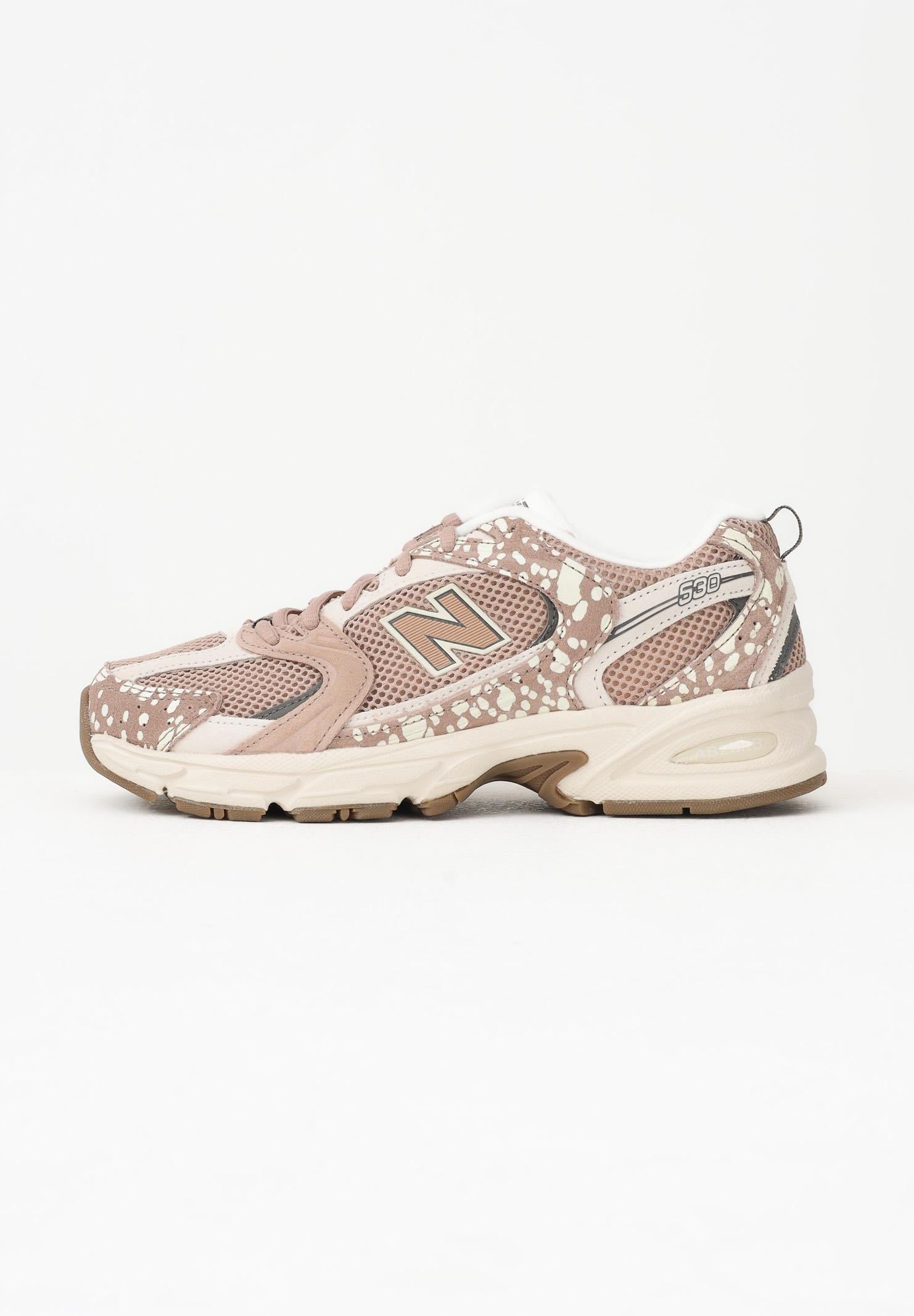 NEW BALANCE Sneakers 530 nude da donna con fantasia U53028U . NEW BALANCE