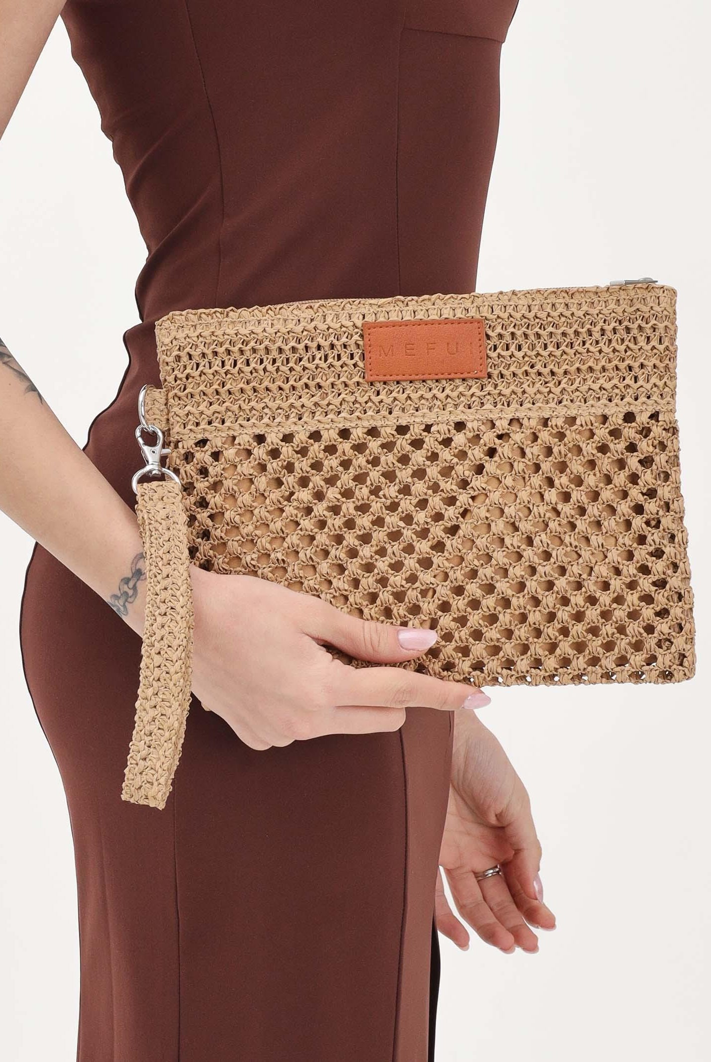 ME FUI Pochette beige da donna MA26-SW0055LB . ME FUI