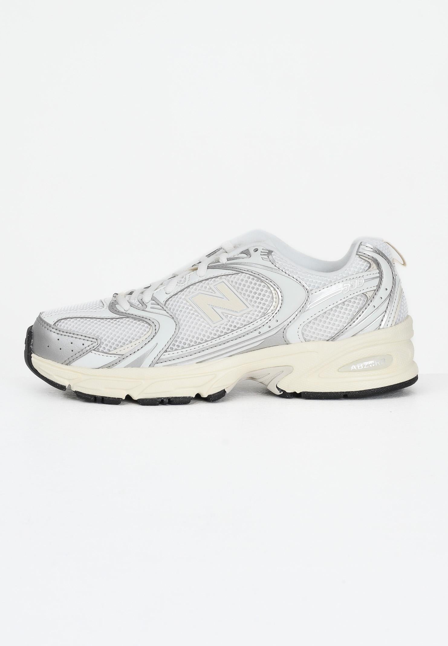 NEW BALANCE Sneakers 530 argento e panna da donna U530ESB NEW BALANCE