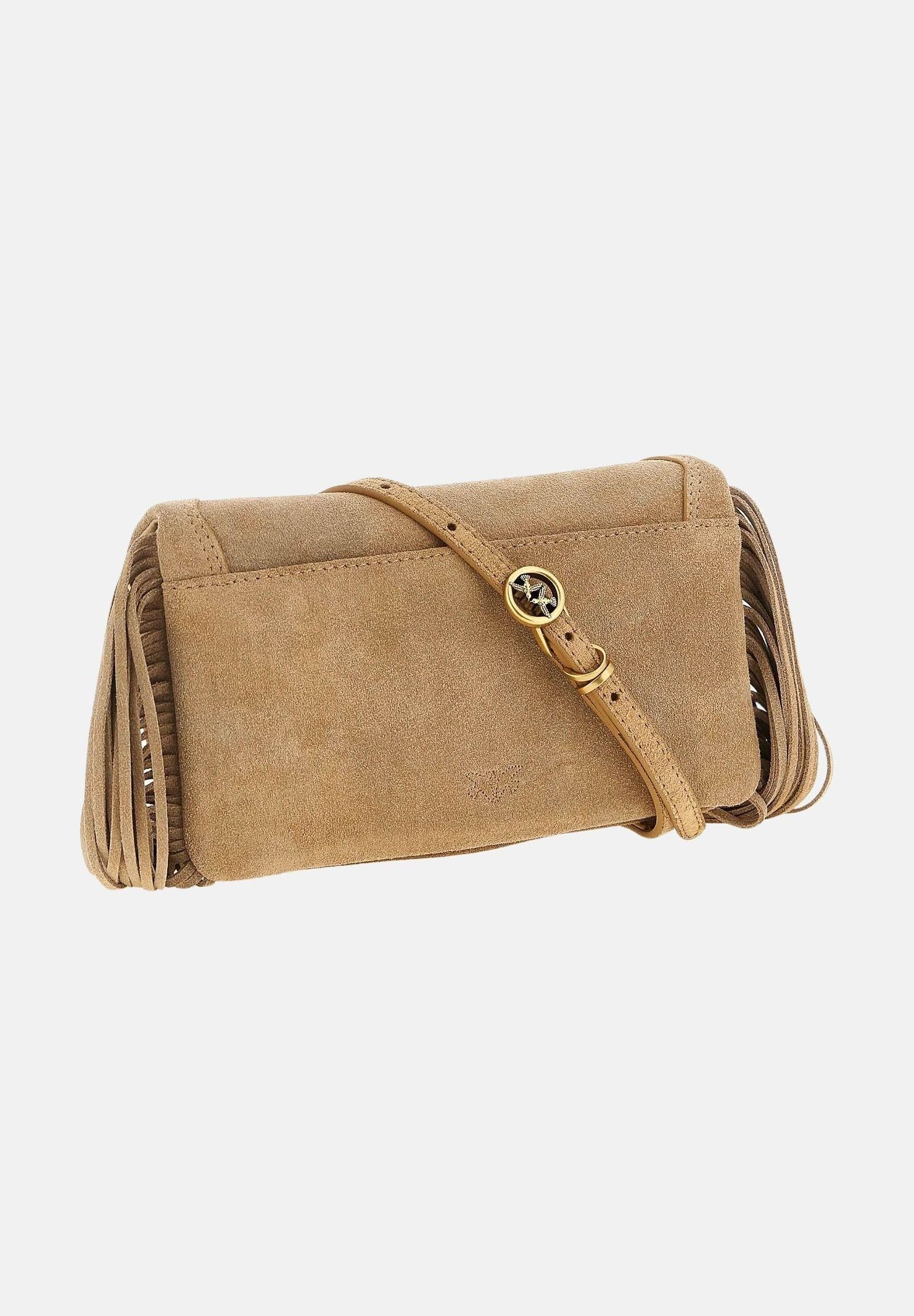 PINKO Pochette Love Bag Click Soft Horizontal Mini beige da donna 106023A39A L08Q PINKO