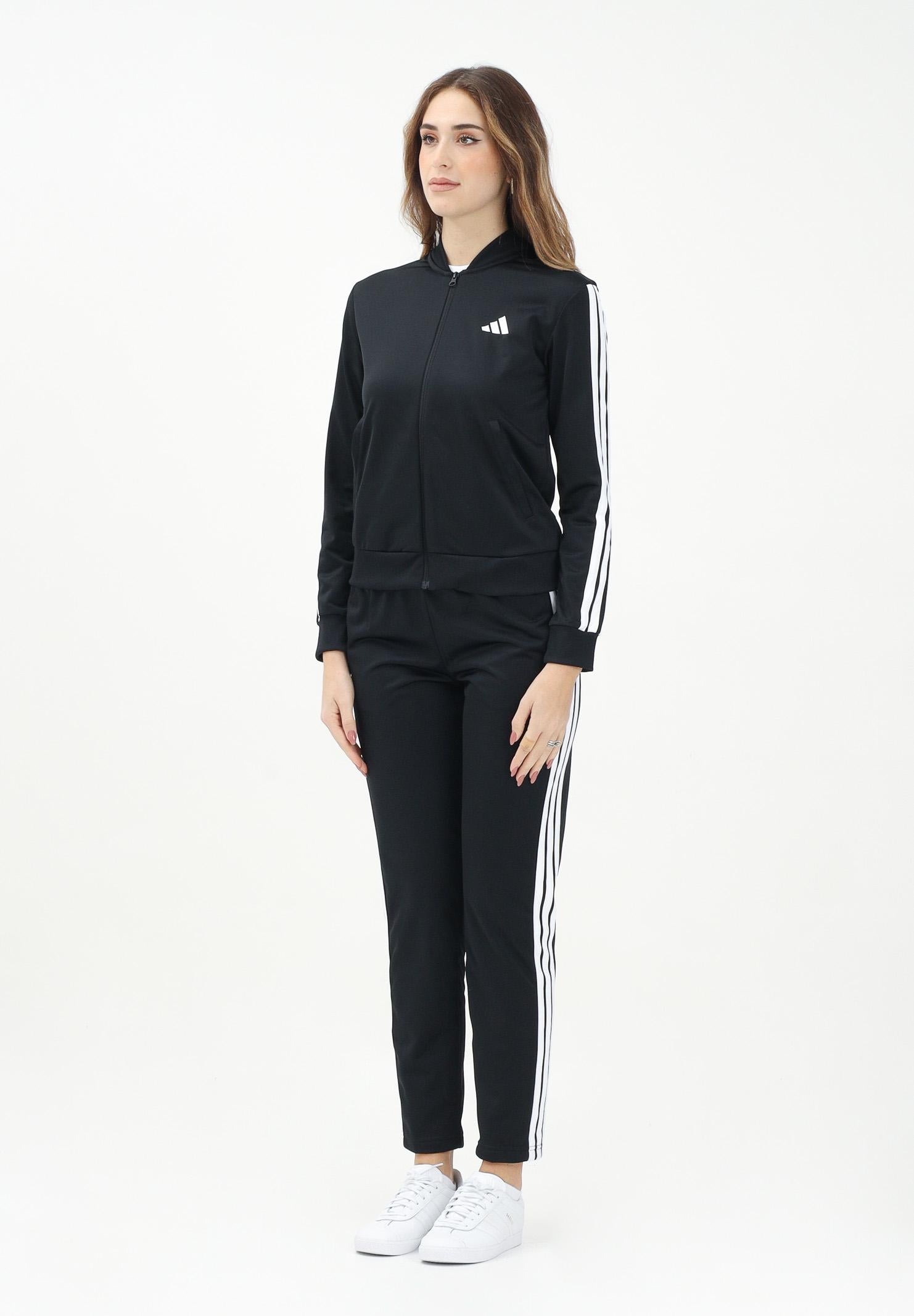 ADIDAS PERFORMANCE Tuta sportiva Essentials 3-Stripes nera da donna JD5434 . ADIDAS PERFORMANCE