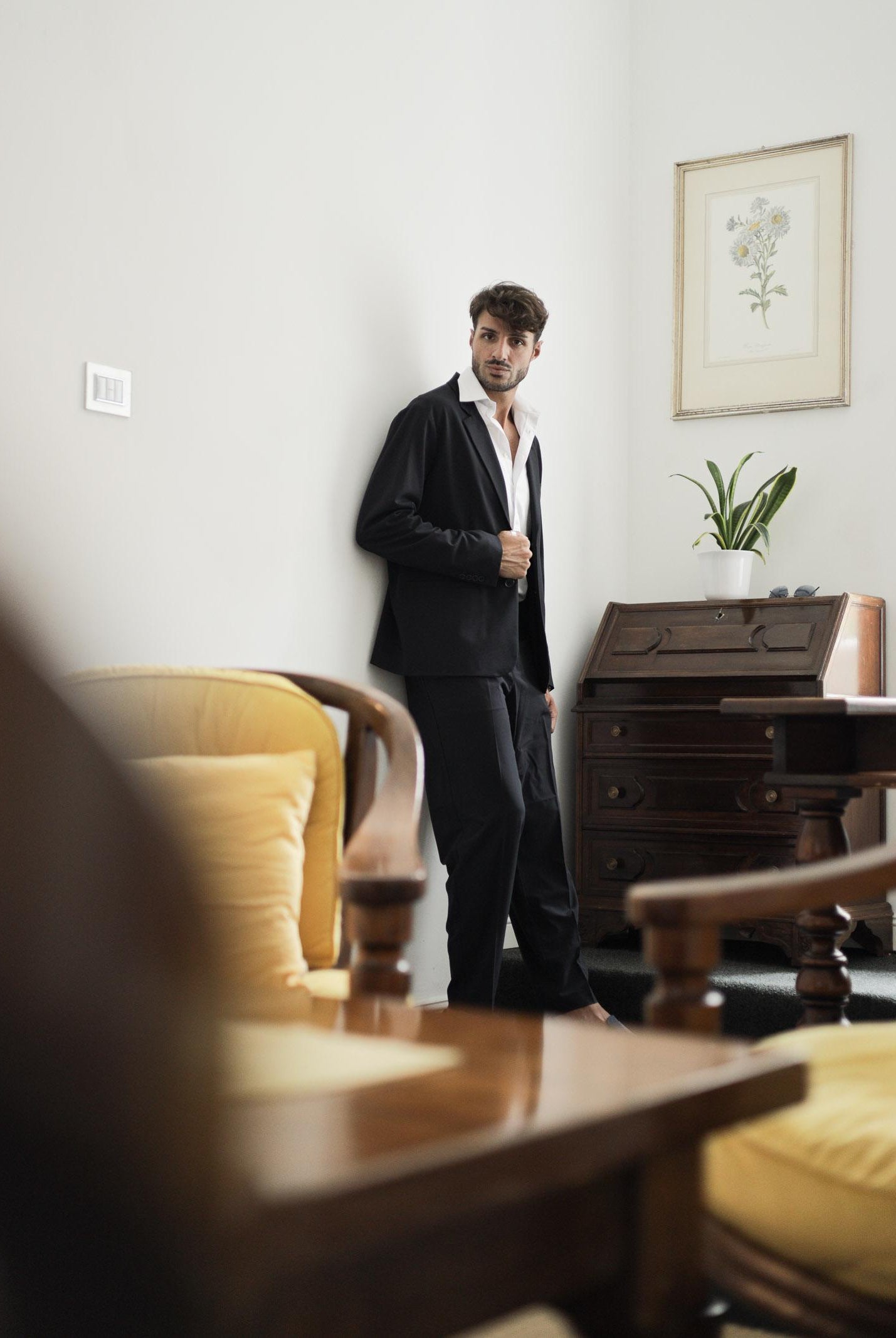 ARMANI EXCHANGE Giacca monopetto blu da uomo XM000345AF10897 UB101 ARMANI EXCHANGE