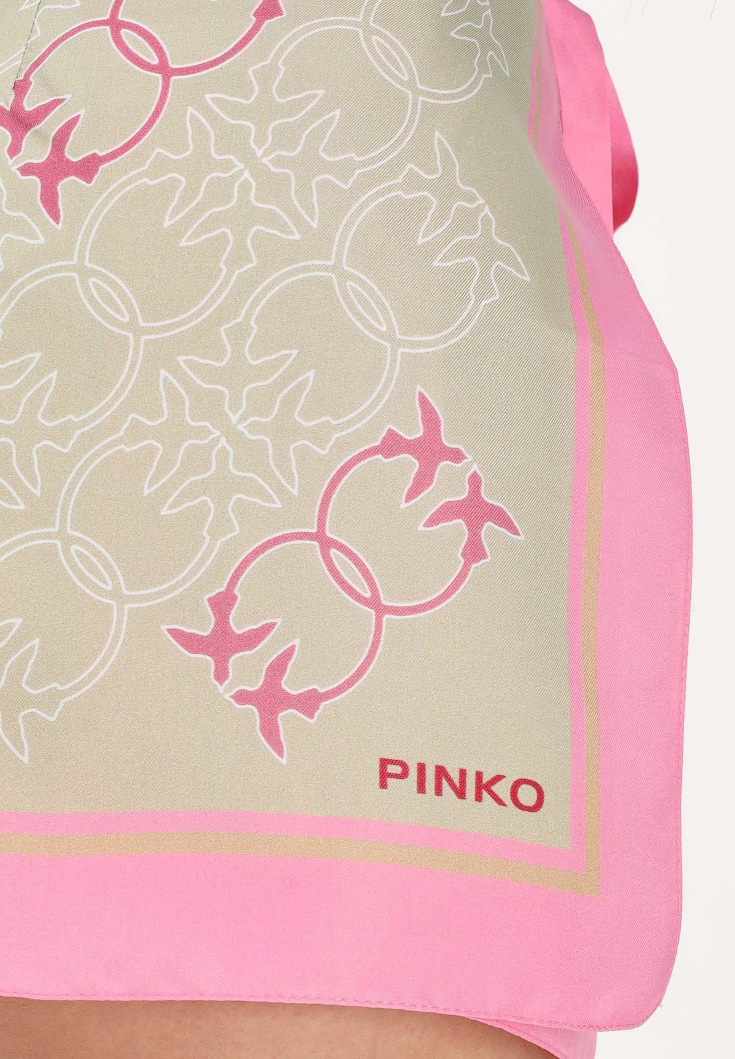 PINKO Shorts multicolore da donna con logo all-over 106733A39F NA0 PINKO