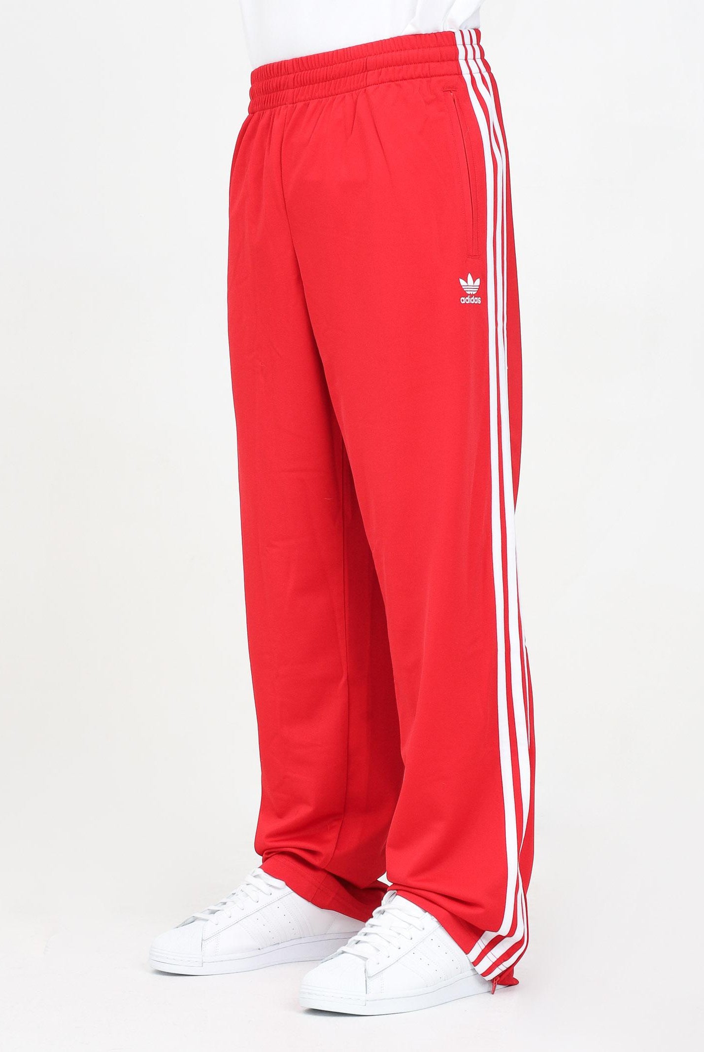 ADIDAS ORIGINALS Pantalone sportivo adicolor Classics Firebird rosso da uomo IJ7057 . ADIDAS ORIGINALS