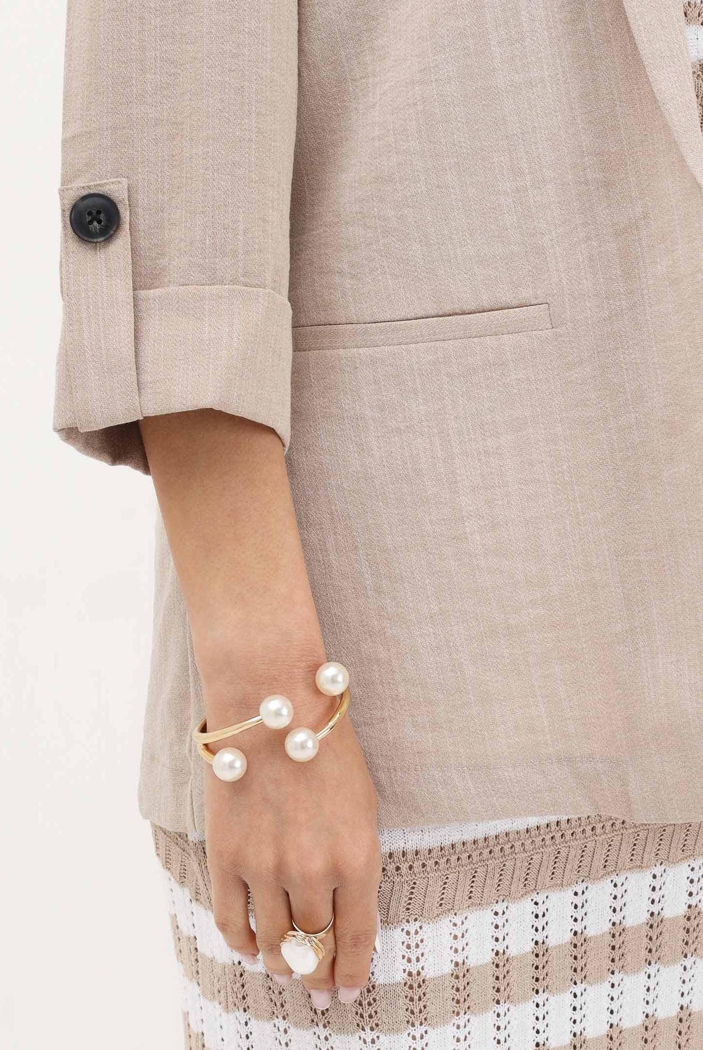 ONLY Giacca beige da donna 15308084 SAME ONLY