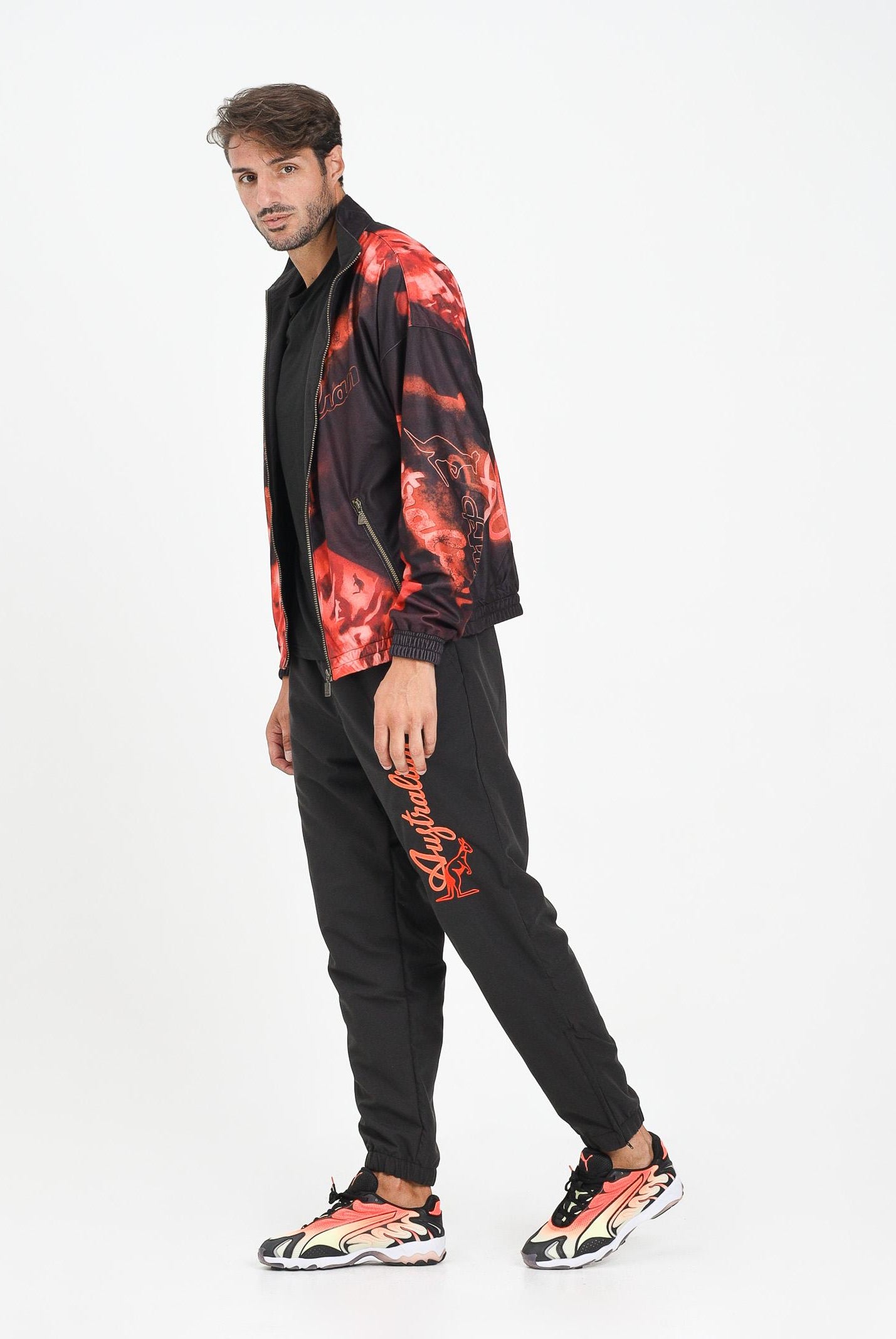 AUSTRALIAN Pantalone sportivo Goran Bumper nero da uomo ARUPA0017 003C AUSTRALIAN