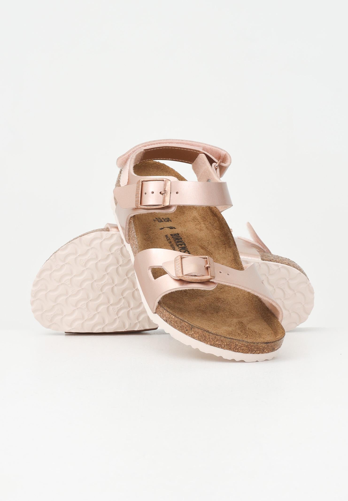 BIRKENSTOCK Sandali Rio AS rosa gold da bambina 1029535 . BIRKENSTOCK
