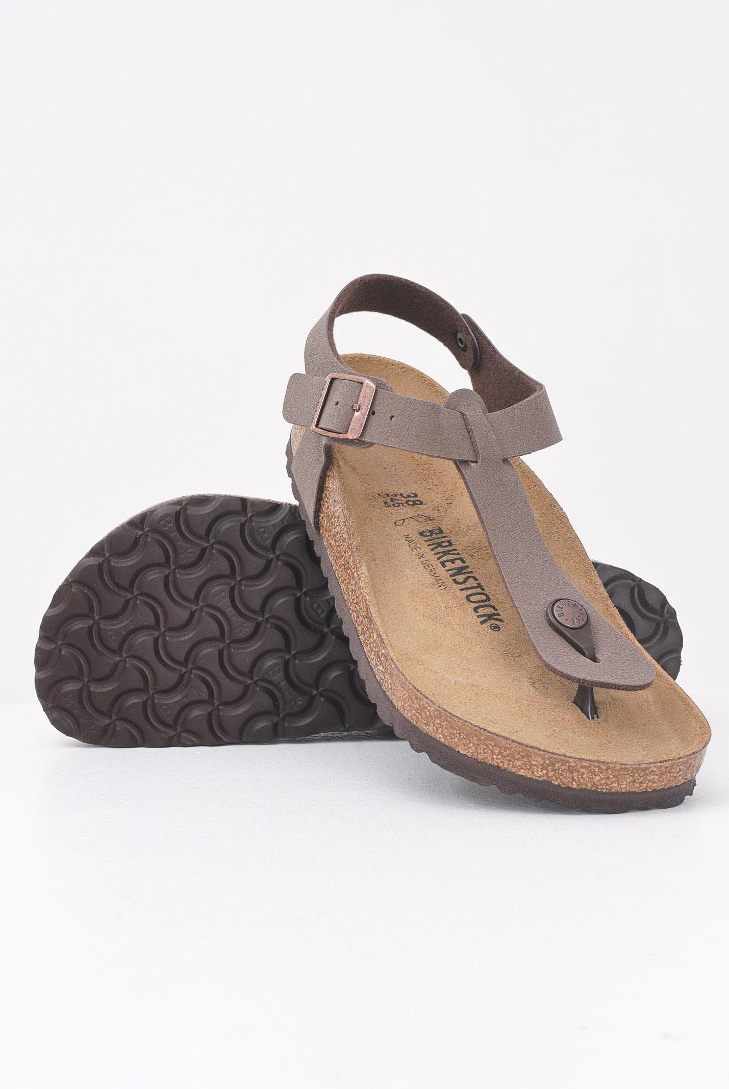 BIRKENSTOCK Sandali KAIRO color mocca per uomo e donna 147131 , BIRKENSTOCK
