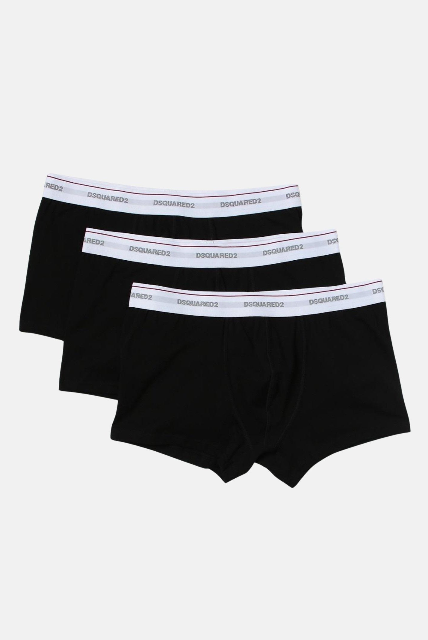 DSQUARED2 Boxer neri da uomo proposti in un pratico pack da 3 pezzi DCX310060 001 DSQUARED2