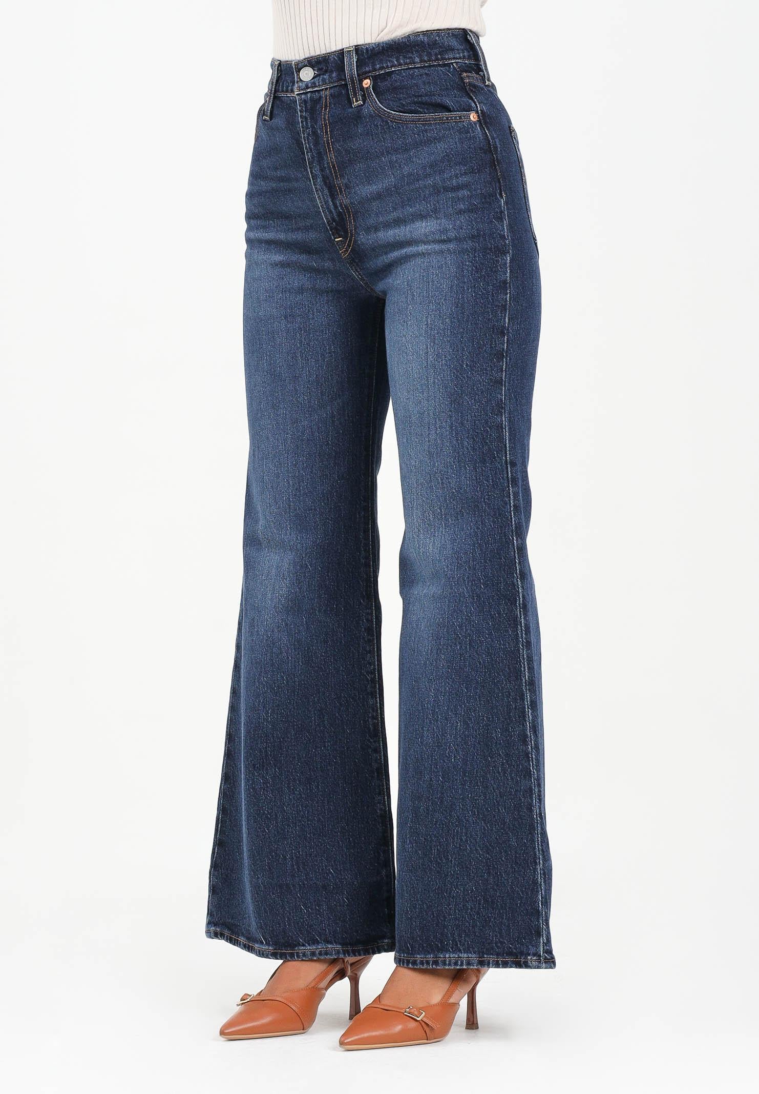 LEVI'S® Jeans Ribcage Bell in denim blu da donna A7503-0008 . LEVI'S®