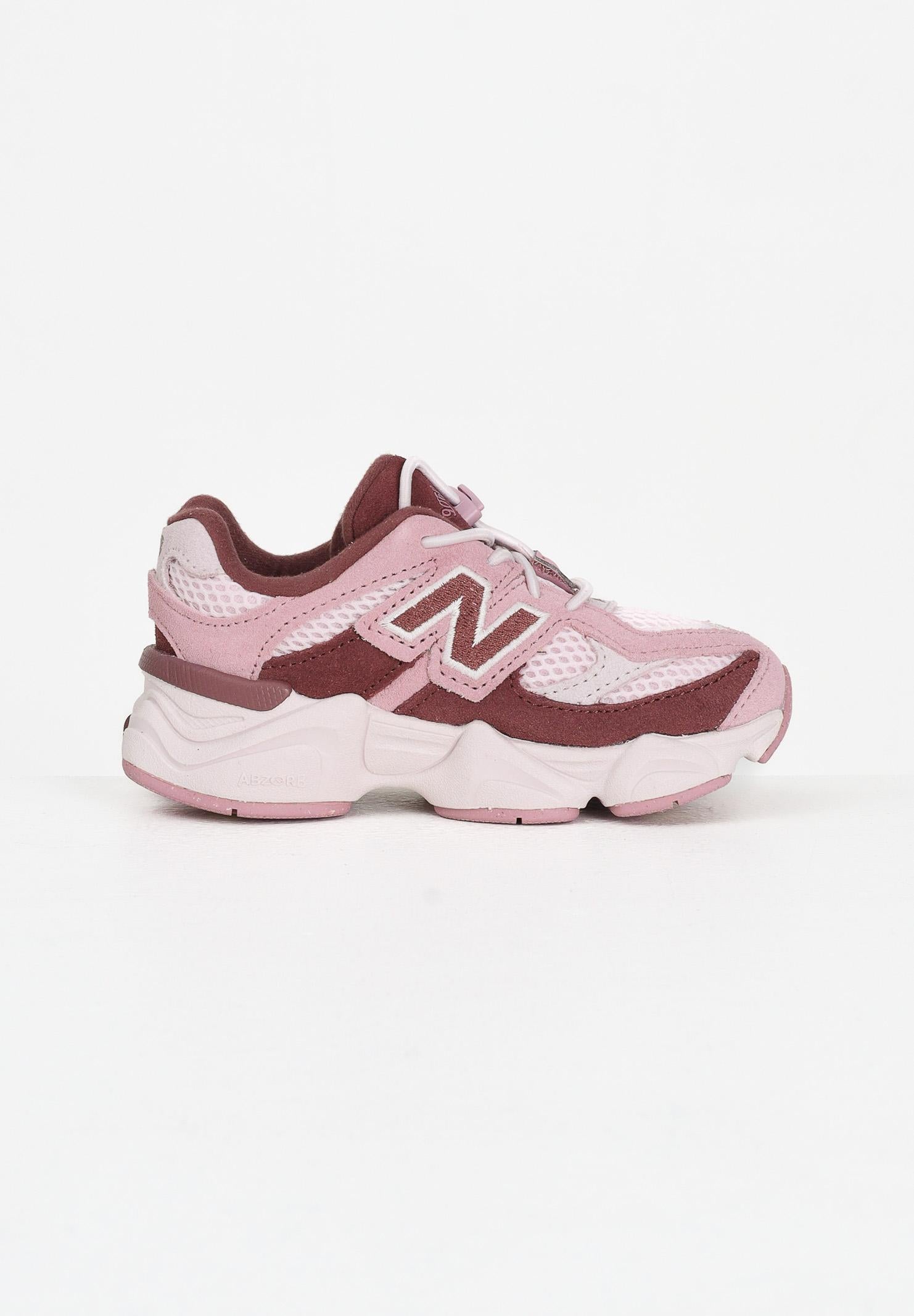 NEW BALANCE Sneakers 9060 rosa e bordeaux da neonato IV9060EP NEW BALANCE