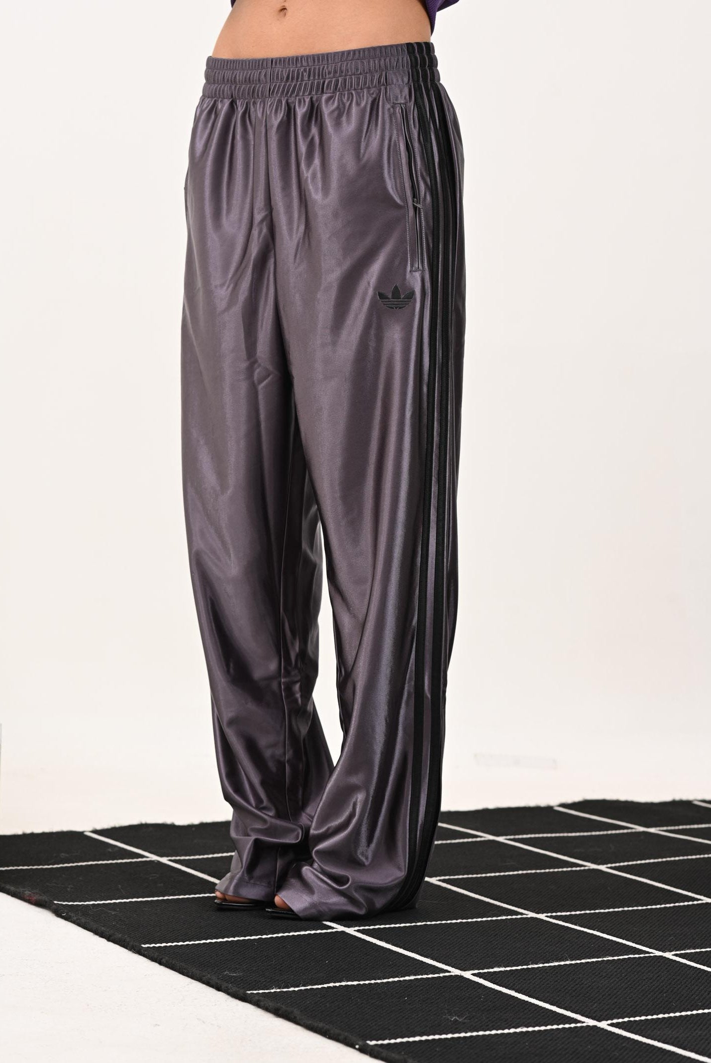 ADIDAS ORIGINALS Pantalone sportivo Firebird Adicolor Metallic grigio da uomo JW5959 ADIDAS ORIGINALS