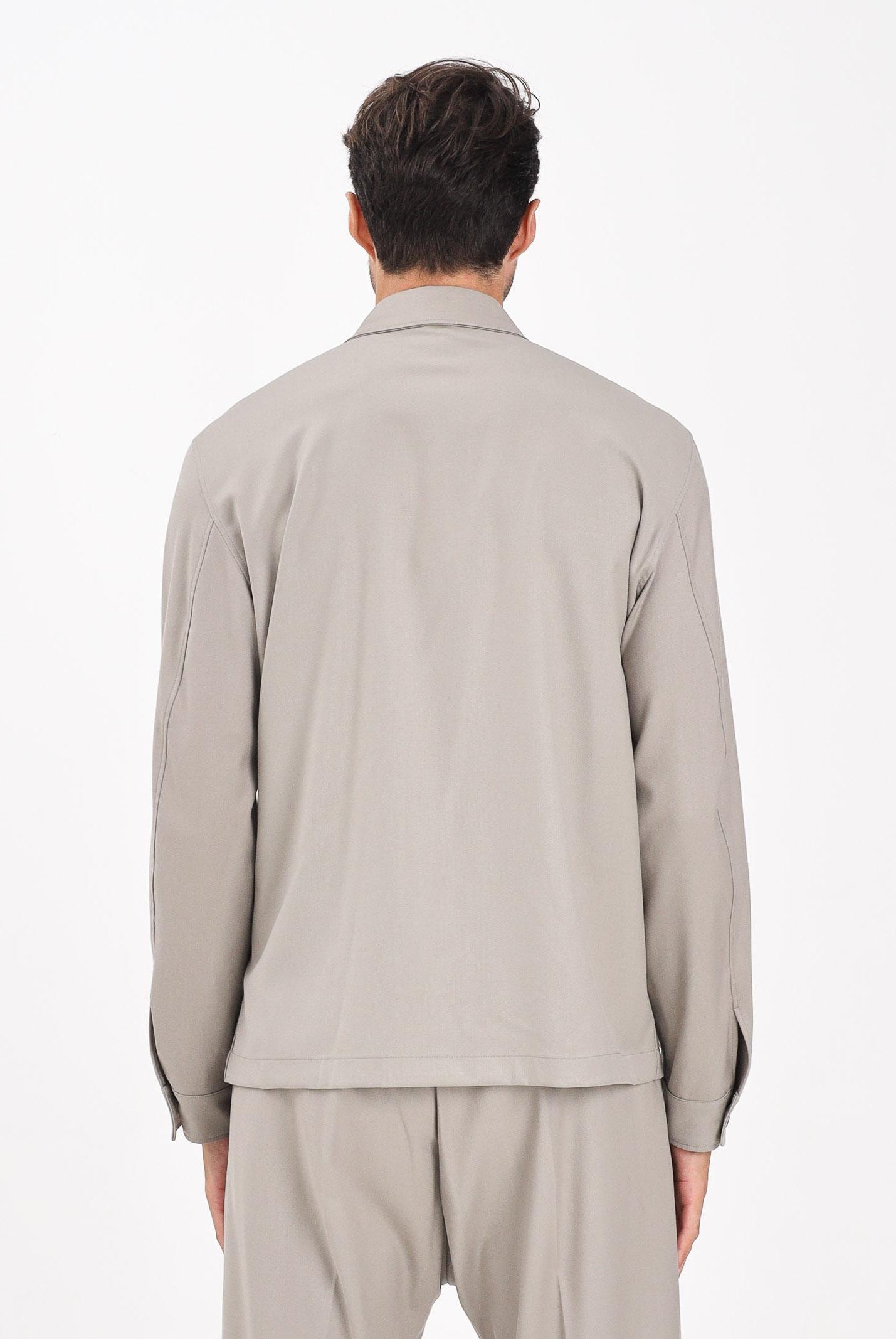 I'M BRIAN Camicia a manica lunga beige da uomo CA3441 00152 I'M BRIAN