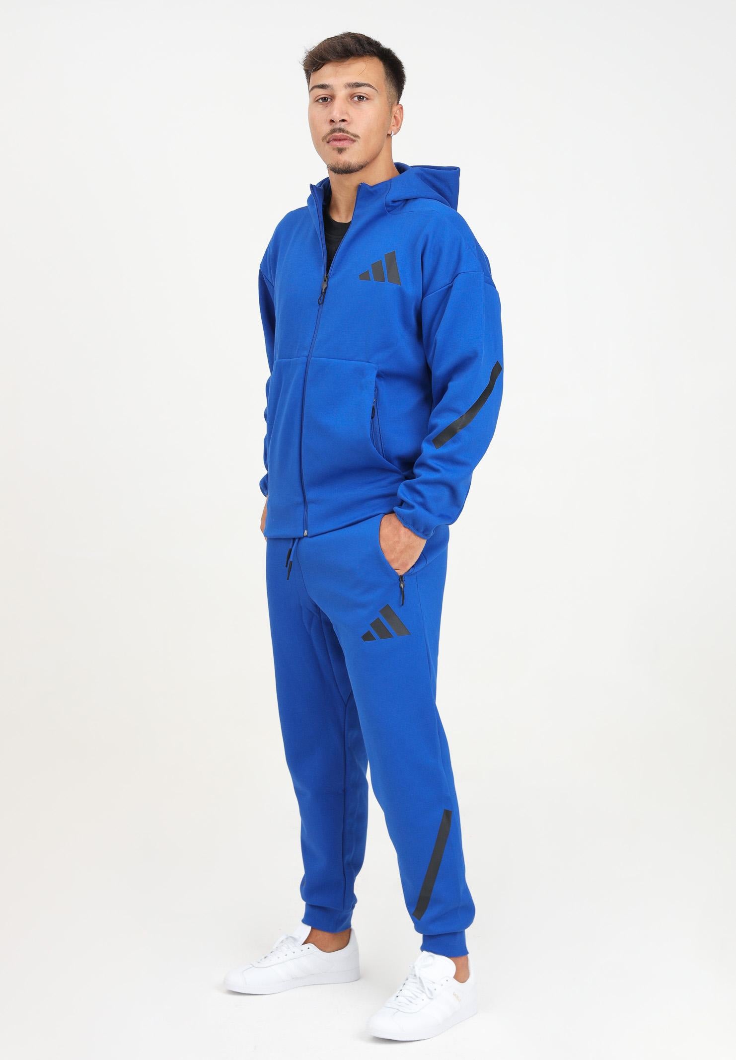 Pantalone sportivo Z.N.E. blu da uomo JF6541 ADIDAS PERFORMANCE