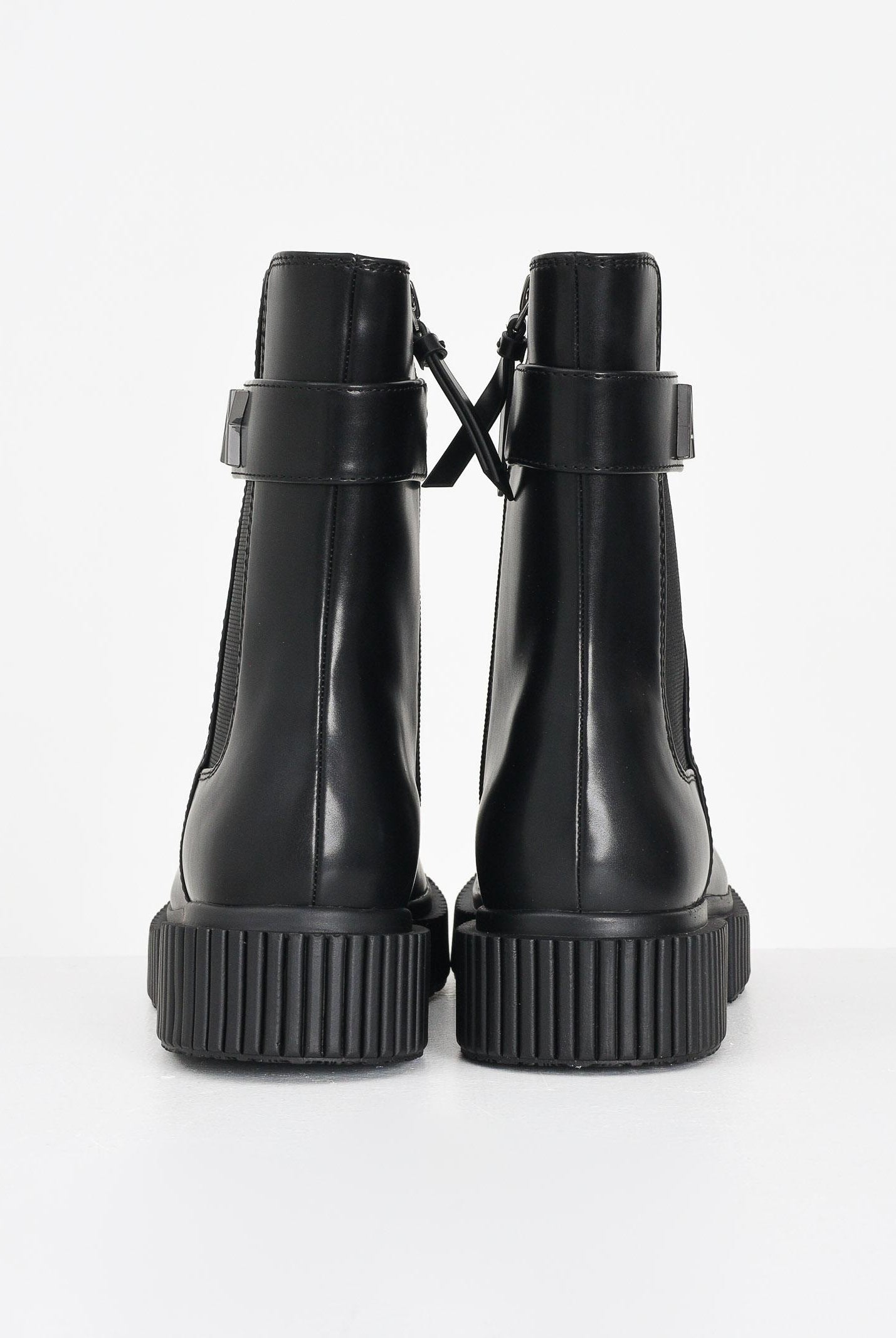 ARMANI EXCHANGE Stivali bassi neri da donna con logo A|X XW001634AF17474 UC001 ARMANI EXCHANGE