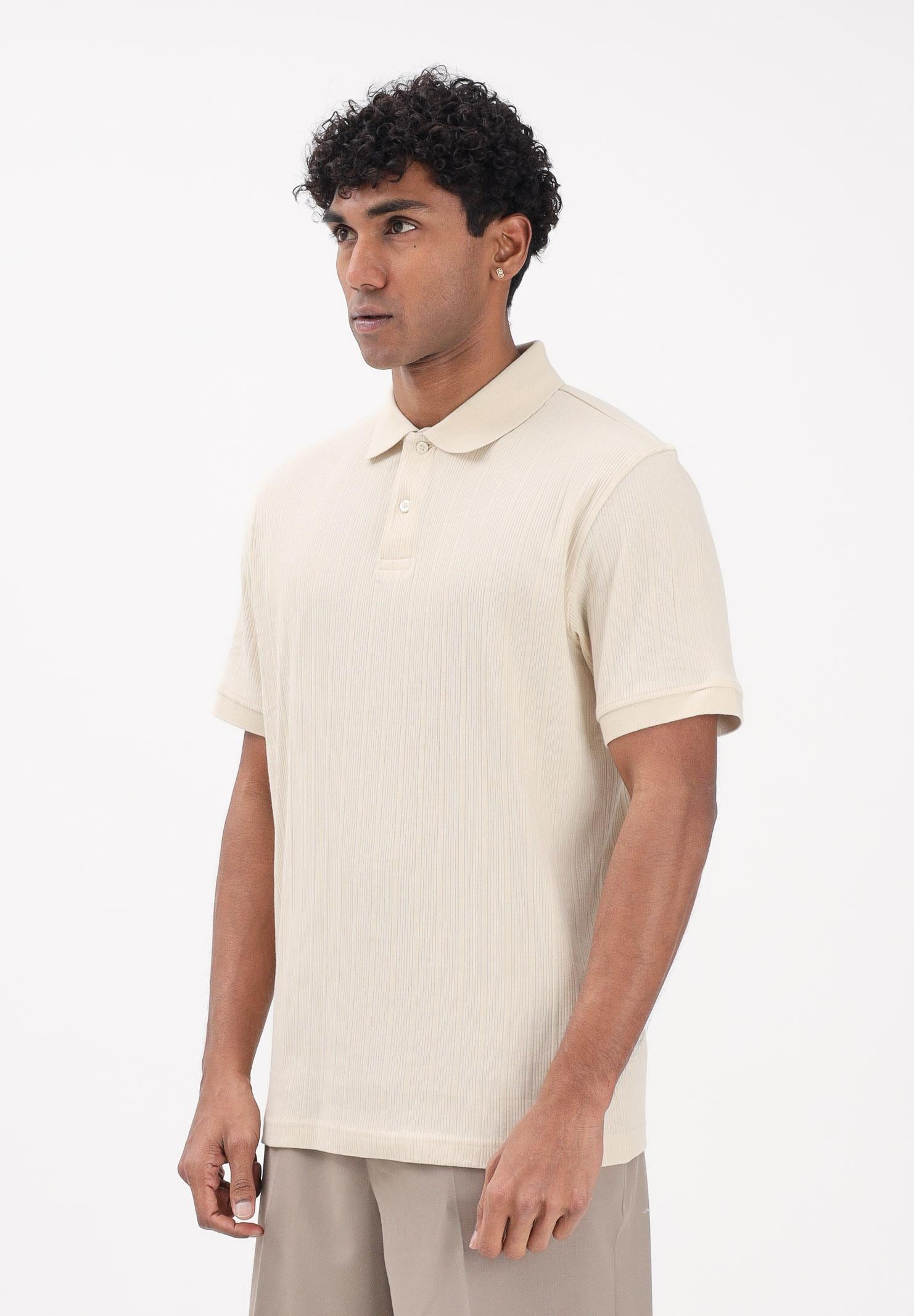 SELECTED HOMME Polo a manica corta panna da uomo 16100460 AN SELECTED HOMME