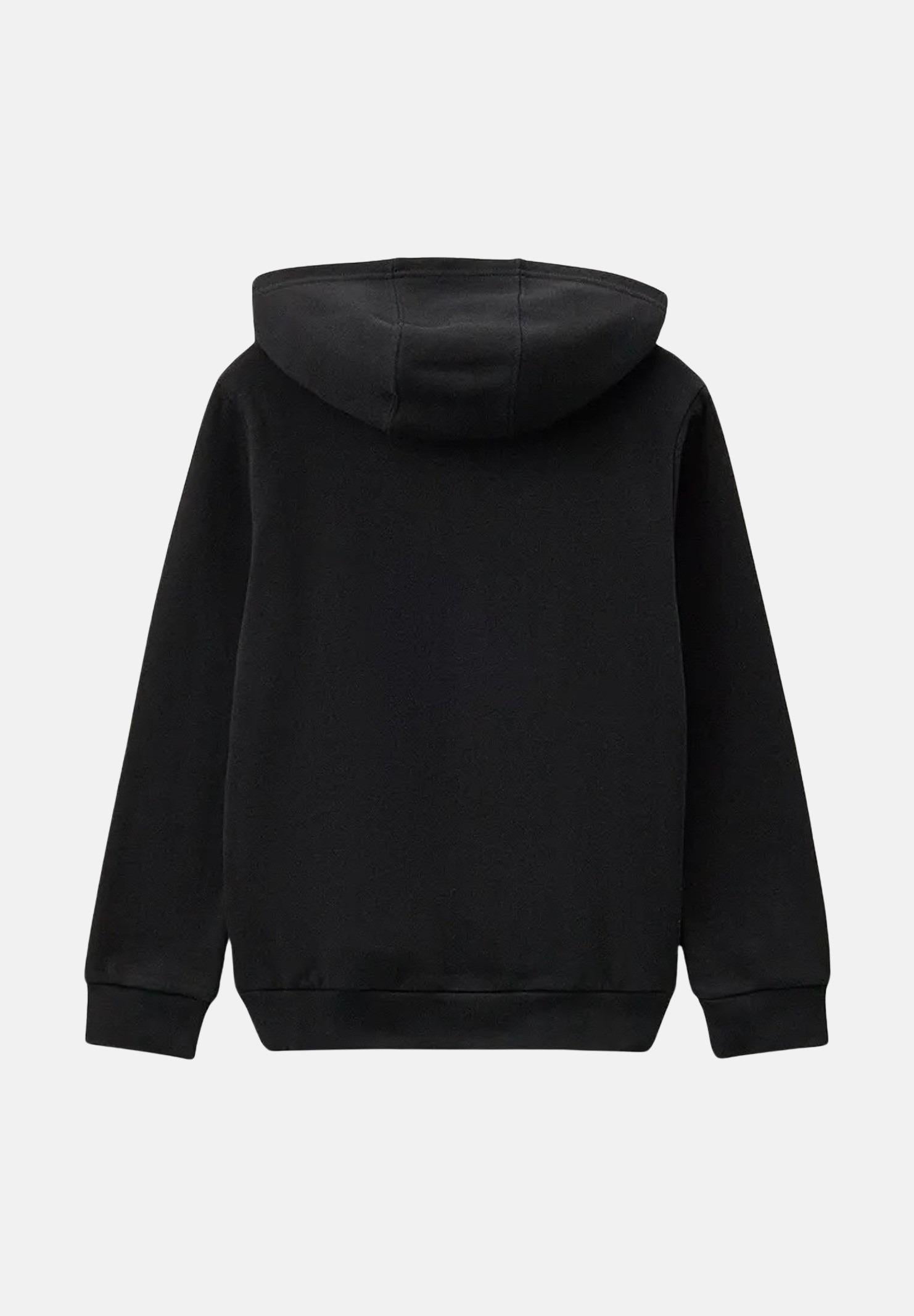 ADIDAS ORIGINALS Felpa con cappuccio nera per bambino e bambina IW3500 ADIDAS ORIGINALS