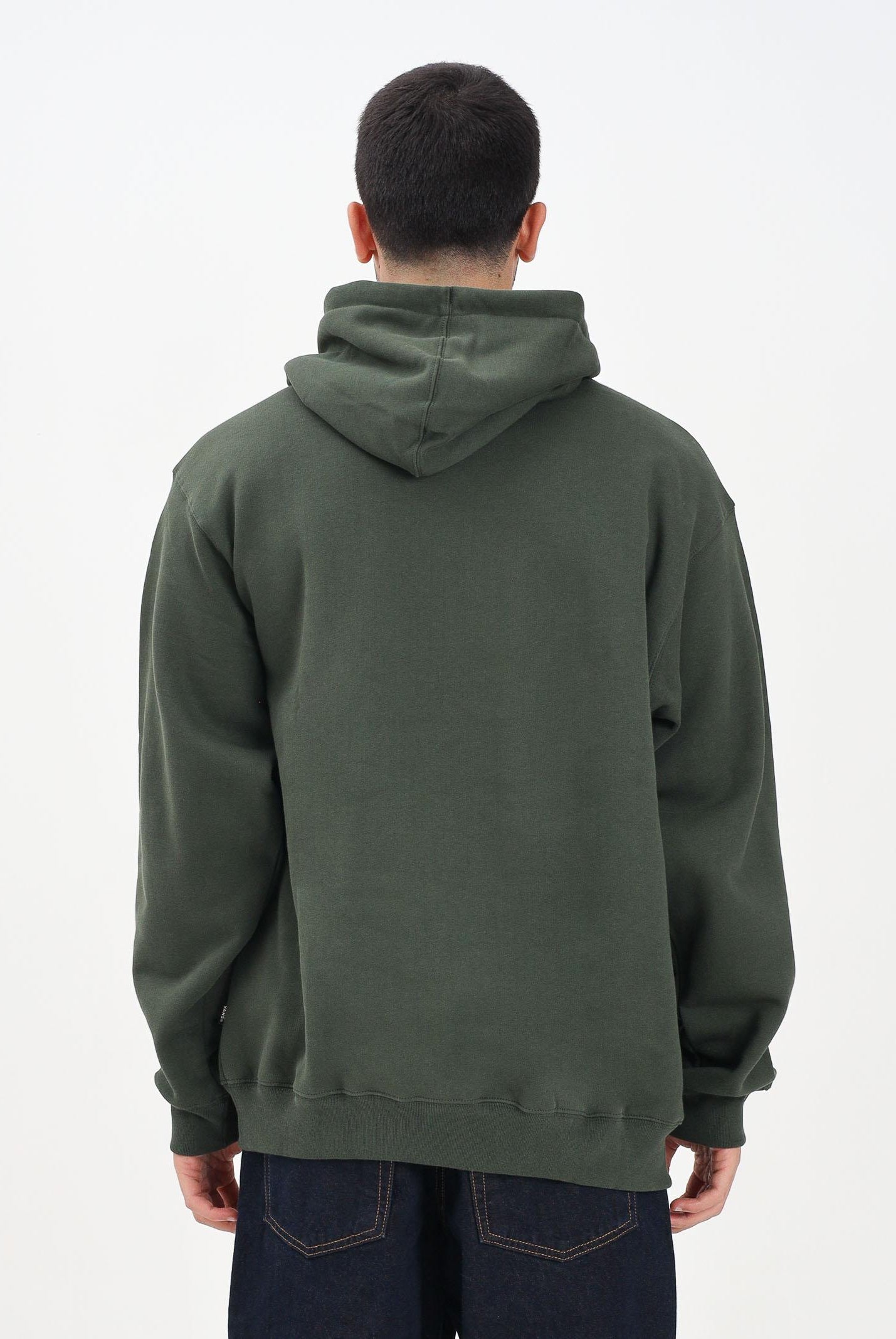 VANS Felpa con cappuccio Left Chest II verde da uomo VN000P21EMU1 VANS