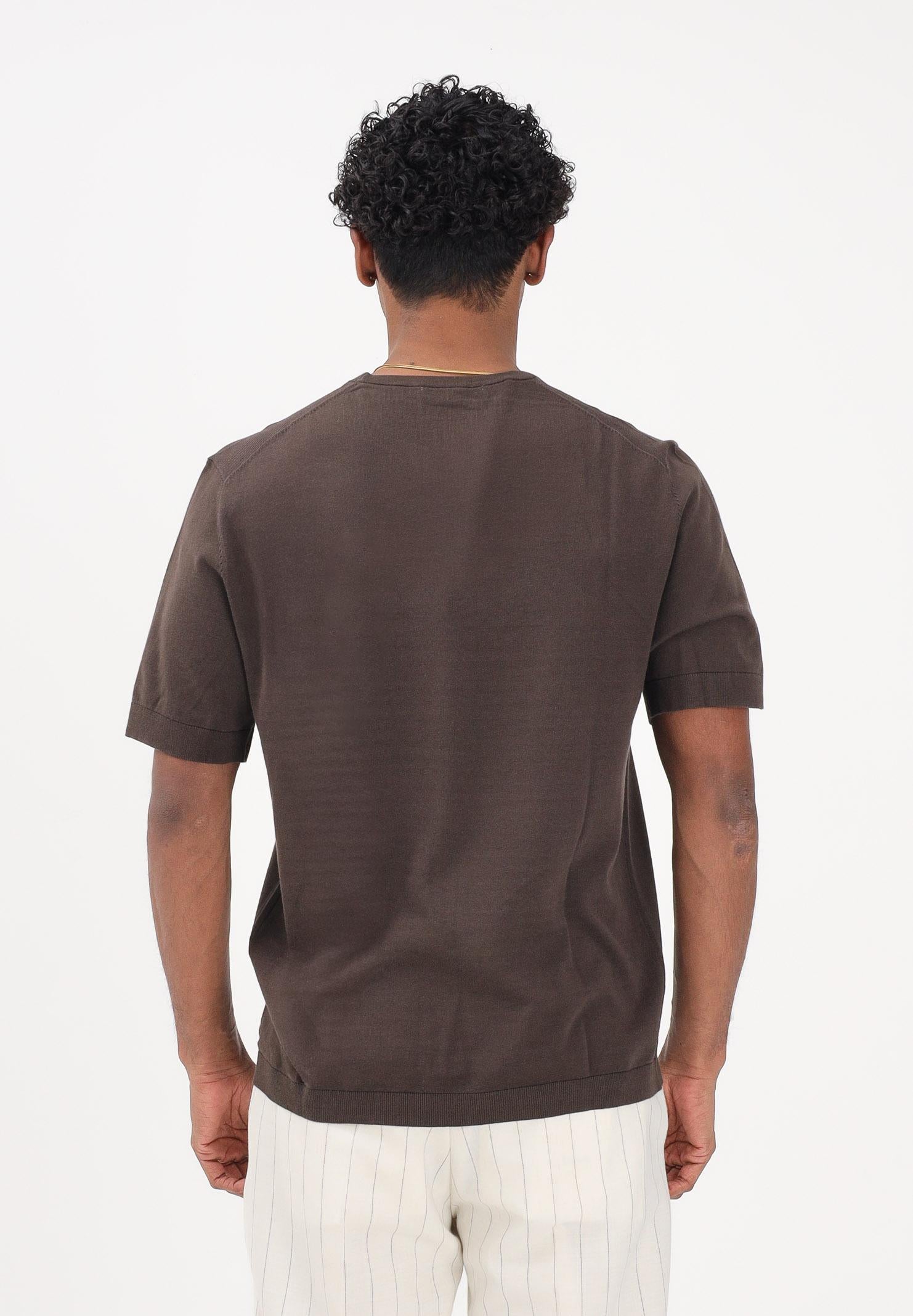 SELECTED HOMME Maglia a manica corta marrone da uomo 16099828 DE SELECTED HOMME