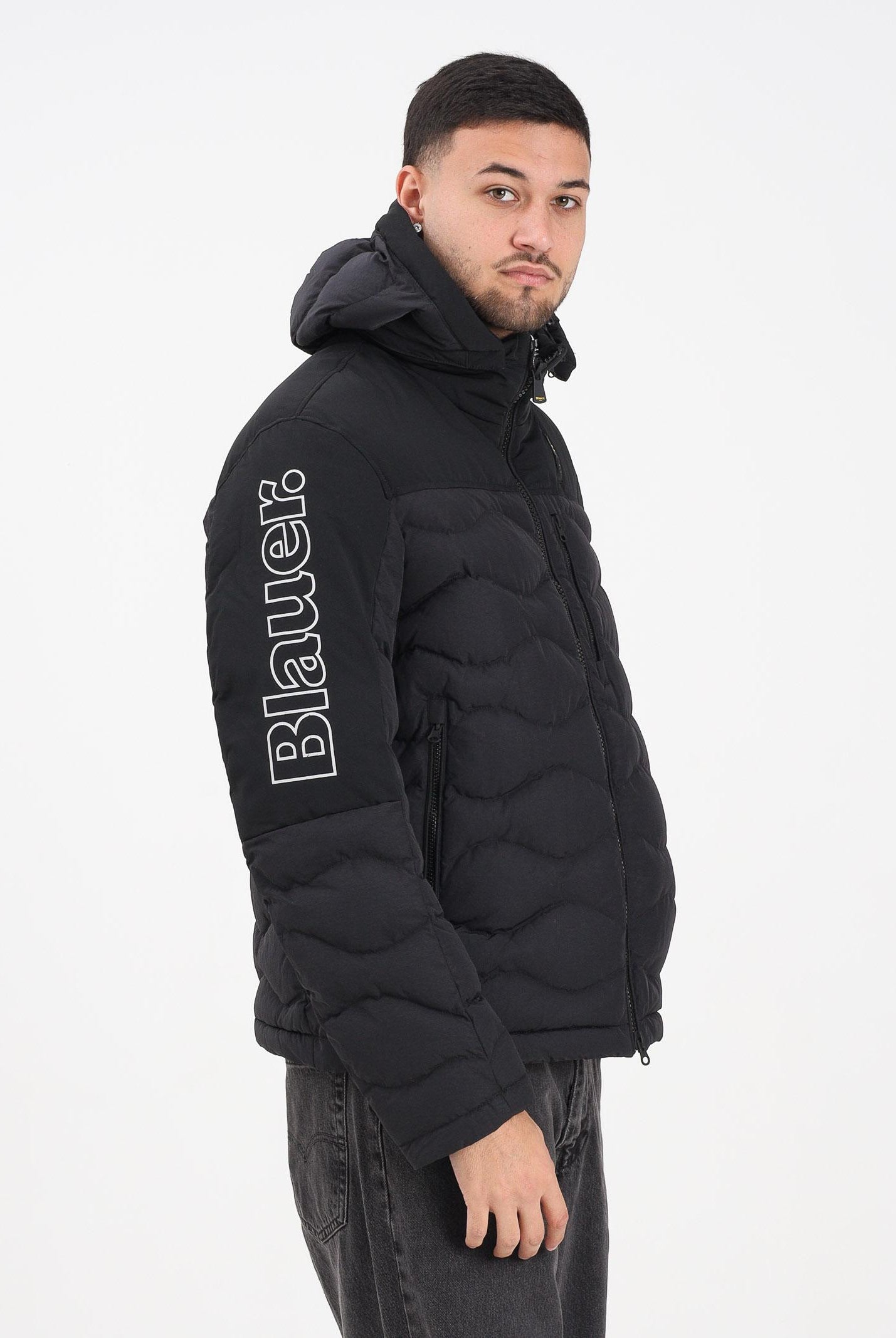 BLAUER Piumino FERWOOD nero da uomo 25WBLUC02152-007287 999 BLAUER