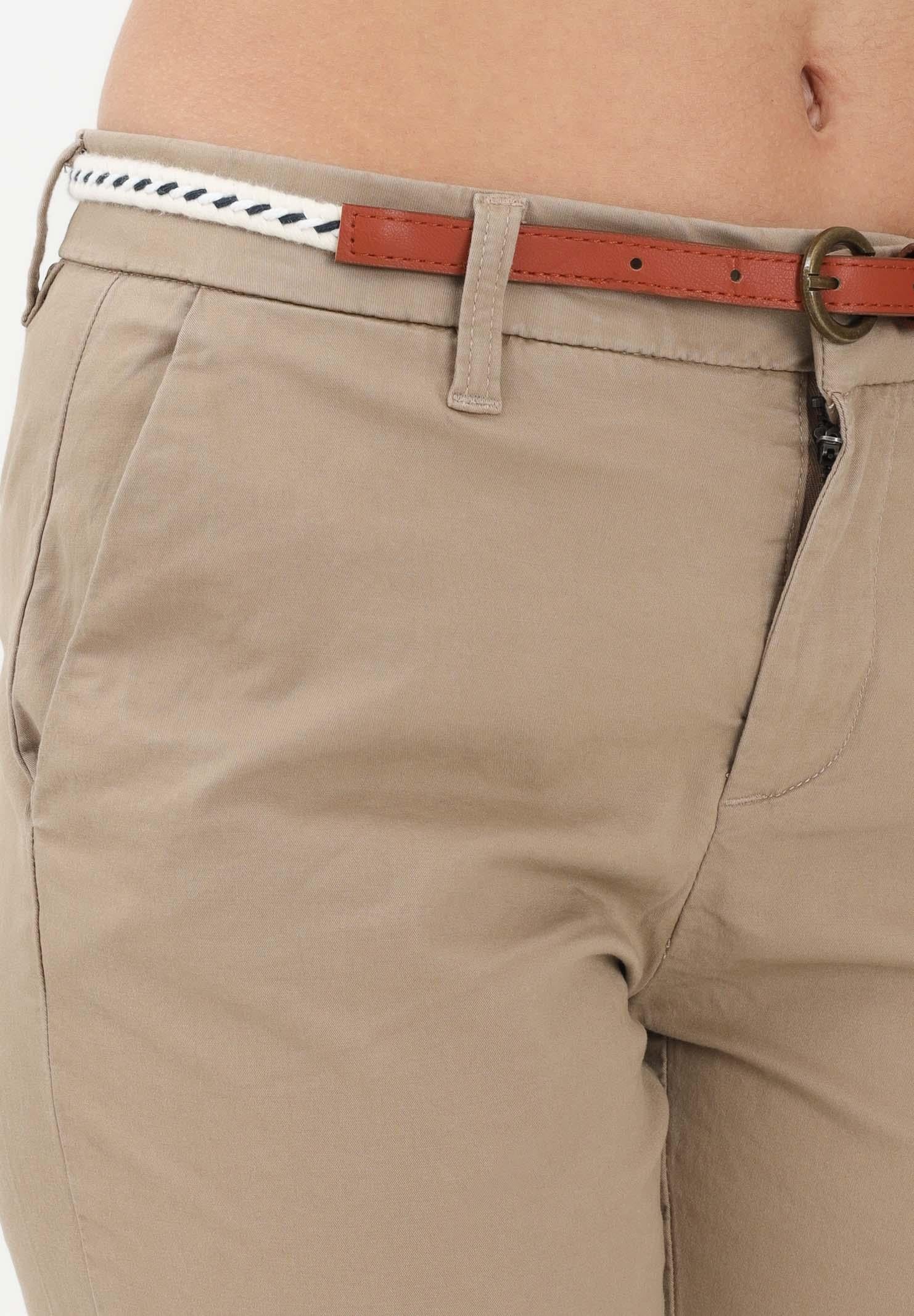 ONLY Pantalone beige da donna con cinturino 15218519 SE ONLY