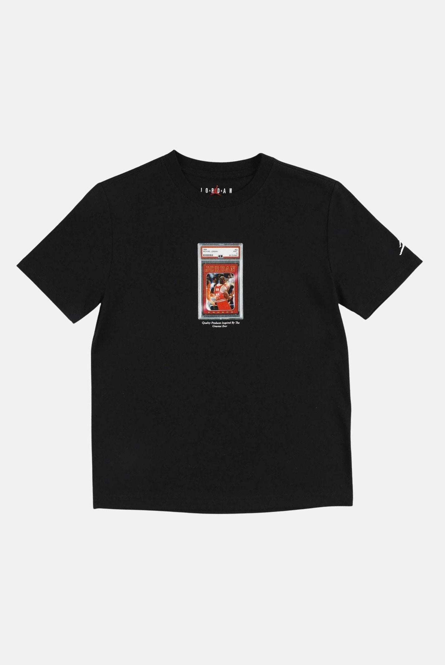 JORDAN T-shirt a manica corta Mint 10 nera per bambino e bambina 95F856 023 JORDAN