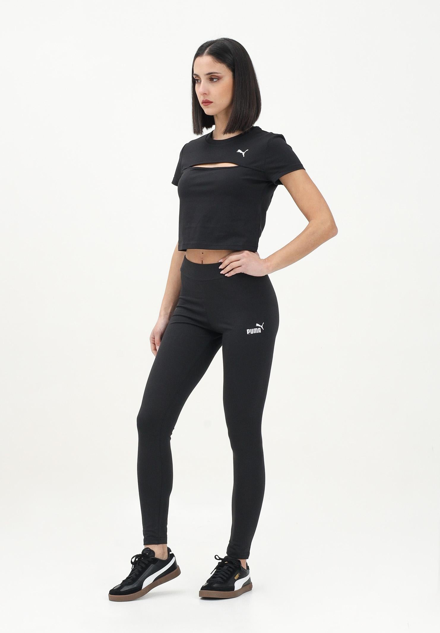PUMA Leggings Essentials Small N. 1 Logo nero da donna 682422 01 PUMA