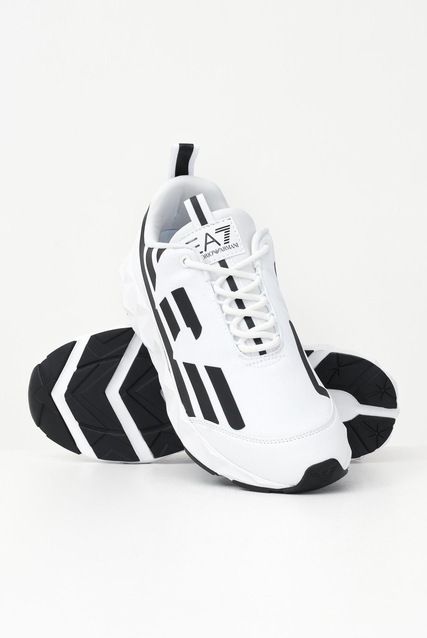 EA7 Sneakers bianche da uomo con stampa logo X8X217XK433 U026 EA7