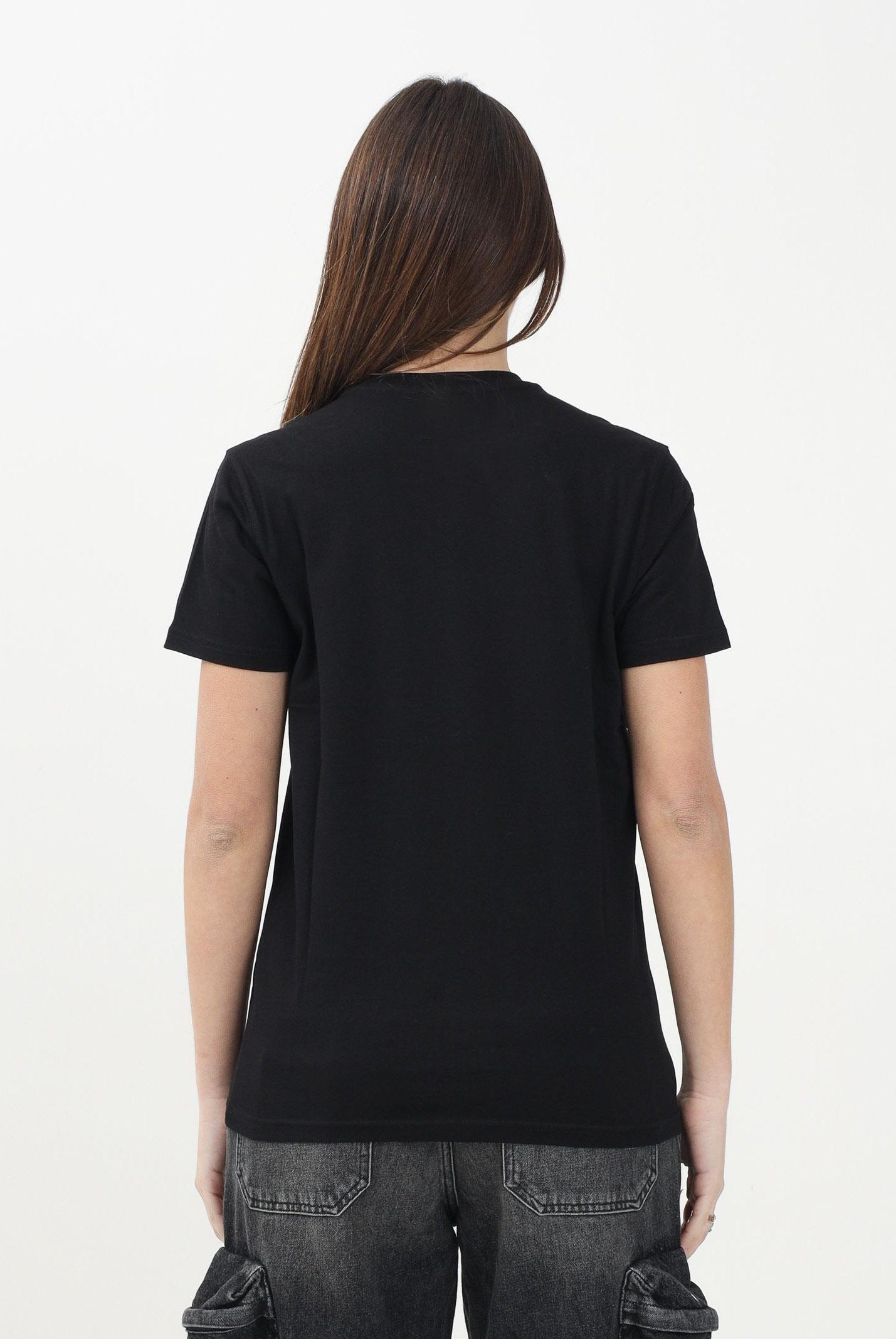 DIESEL T-shirt a manica corta Tdiegord nera per donna, ragazzi e bambini J022370GRAI K900 DIESEL