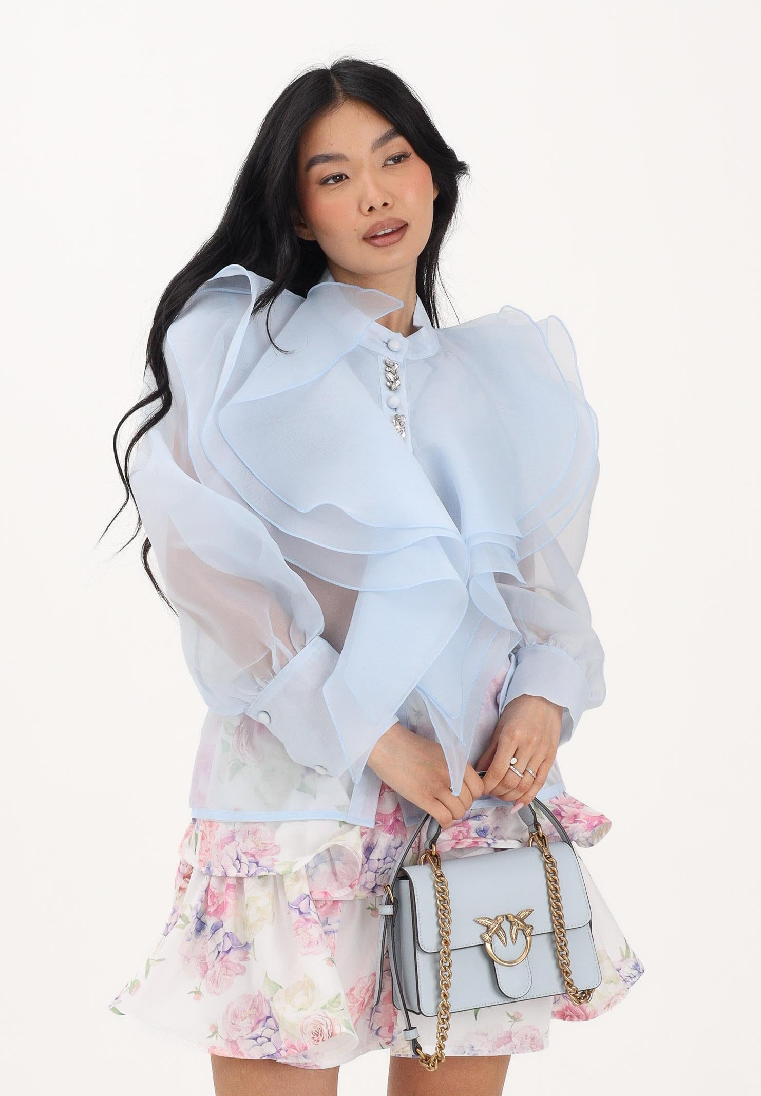 ODI ODI Camicia a manica lunga celeste da donna OLMEDO250S6 G0 ODI ODI