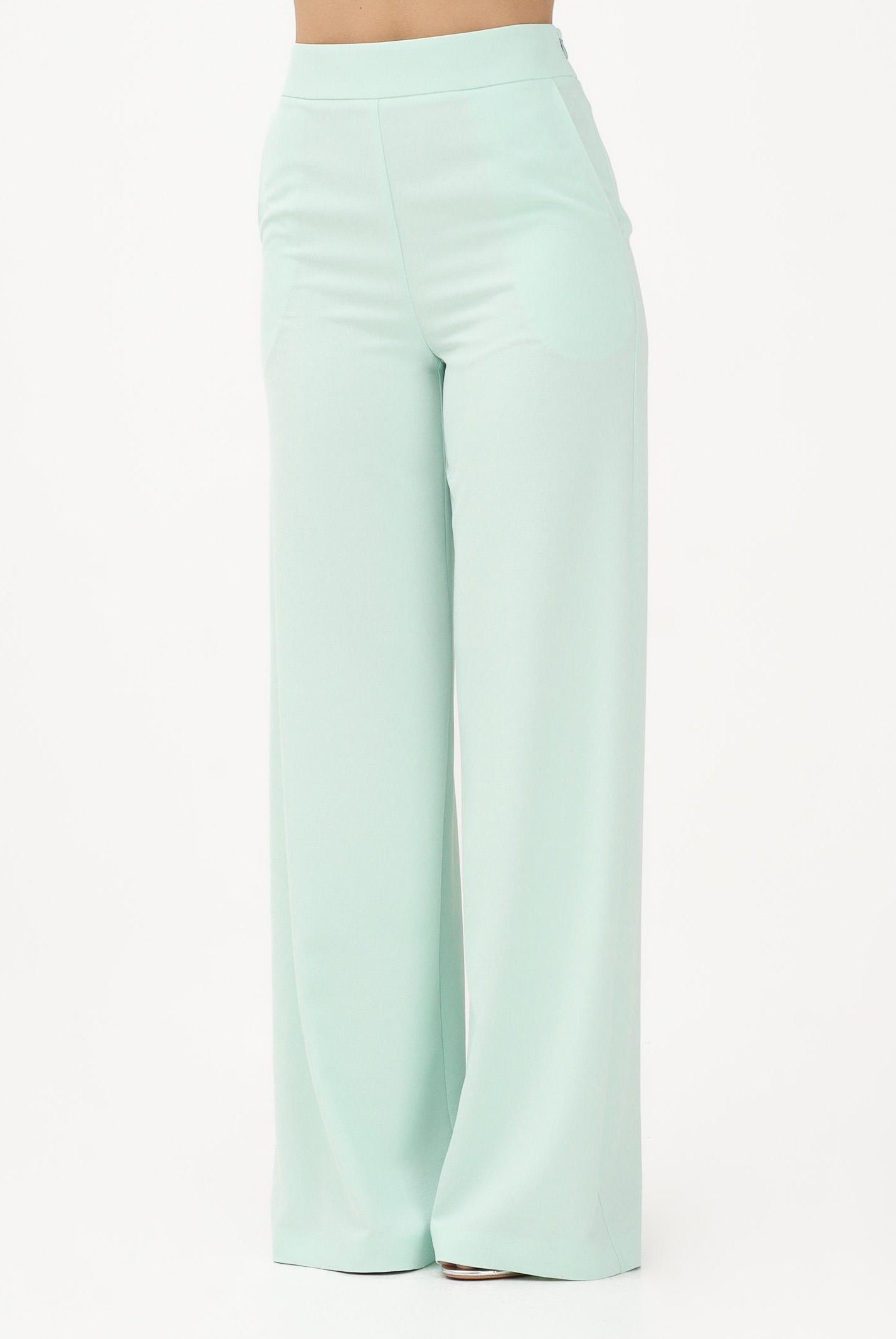 PATRIZIA PEPE Pantalone elegante verde menta da donna 2P1776A411 G632 PATRIZIA PEPE