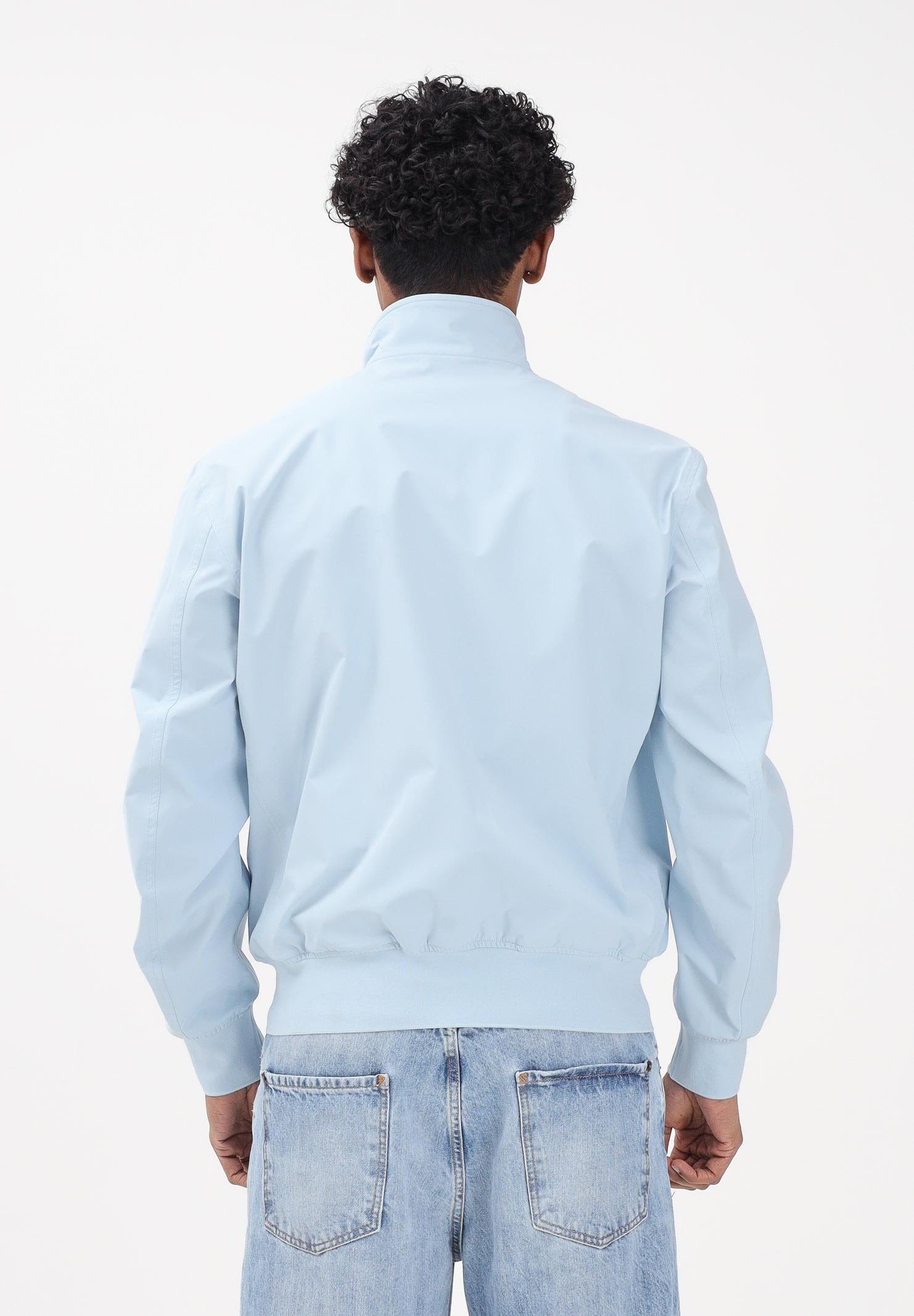 BLAUER Giacca a vento ANSON celeste da uomo 26SBLUC11231-006787 80E BLAUER