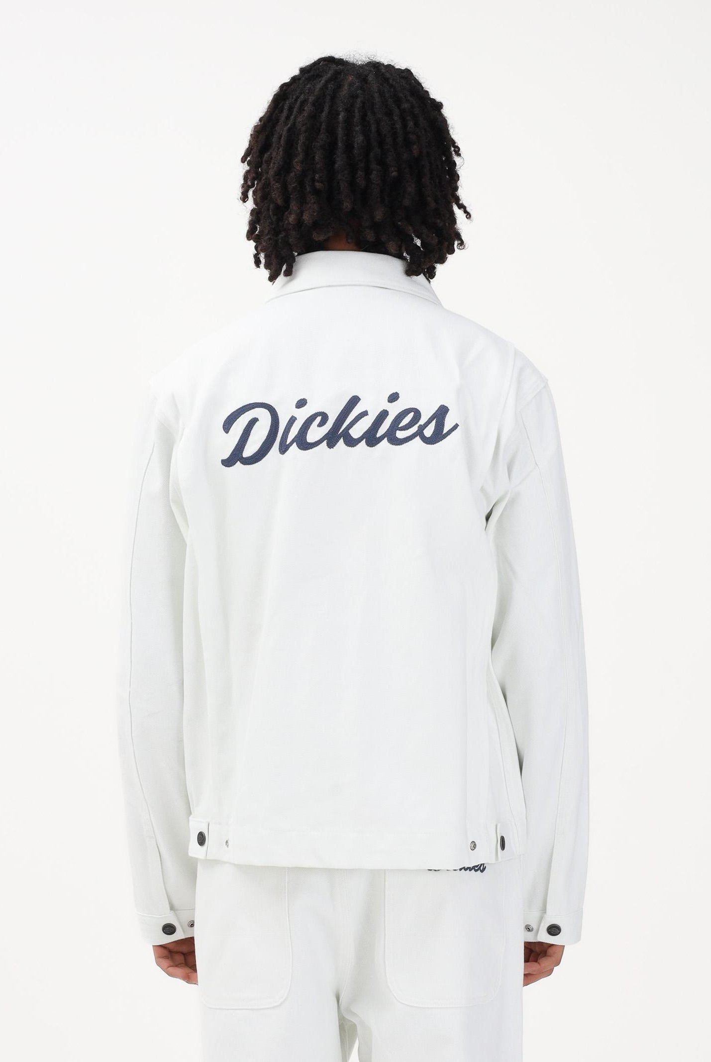 DICKIES Giubbotto Wellsville in denim bianco da uomo DK0A88PF0WH1 . DIckies