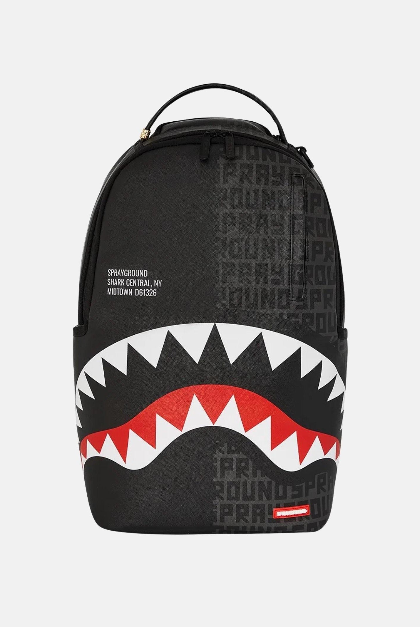 SPRAYGROUND Zaino SHARK CENTRAL SPLIT INFINITY DLXSV nero per uomo e donna 910B6249NSZ SPRAYGROUND