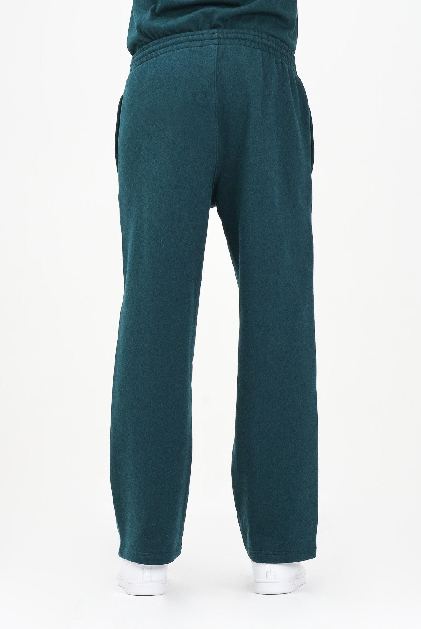 ADIDAS ORIGINALS Pantalone sportivo Trefoil Essentials Open Hem verde da uomo KA0507 ADIDAS ORIGINALS