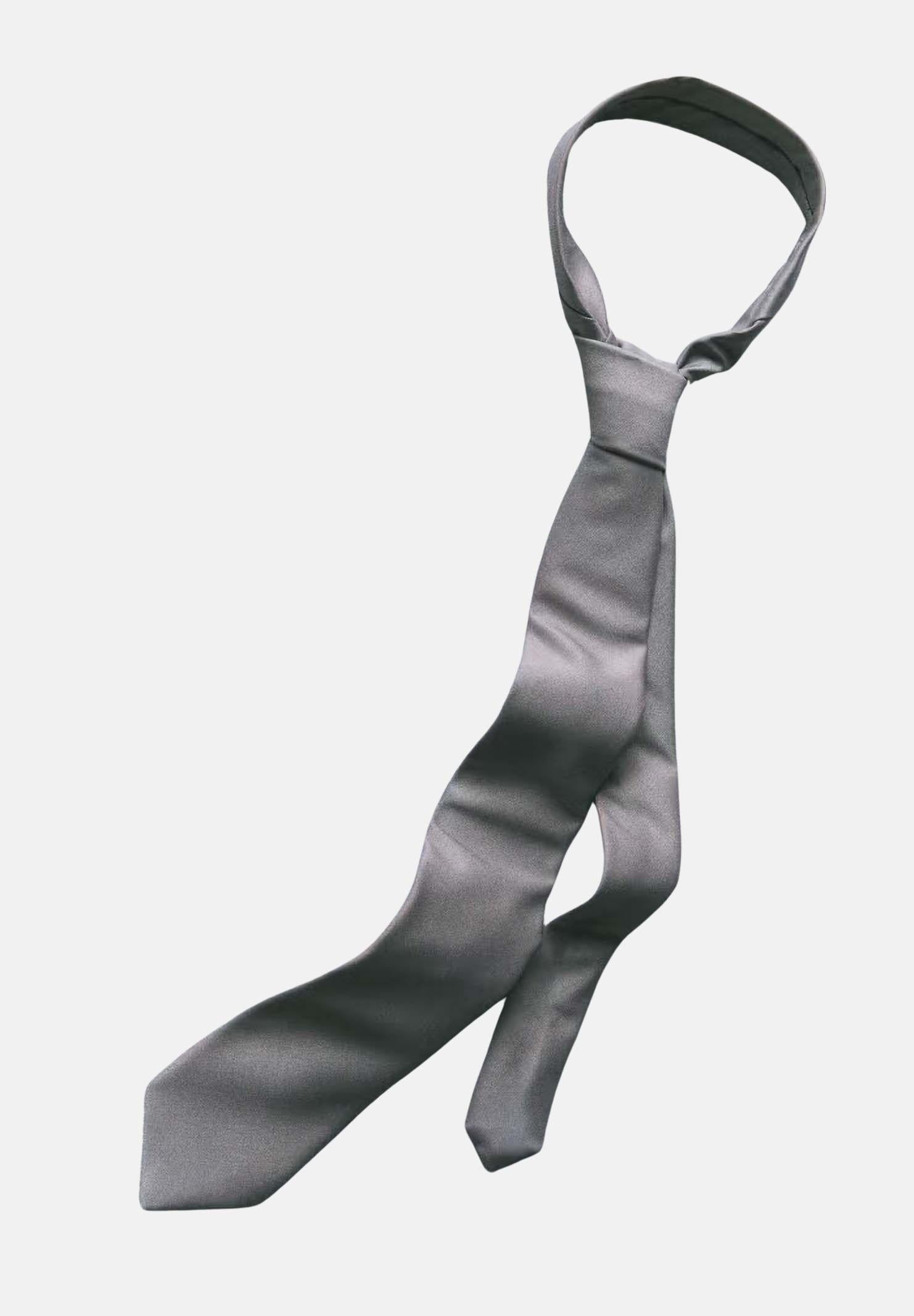 PATRIZIA PEPE Cravatta grigia da uomo 5F0008A1WK S184 PATRIZIA PEPE