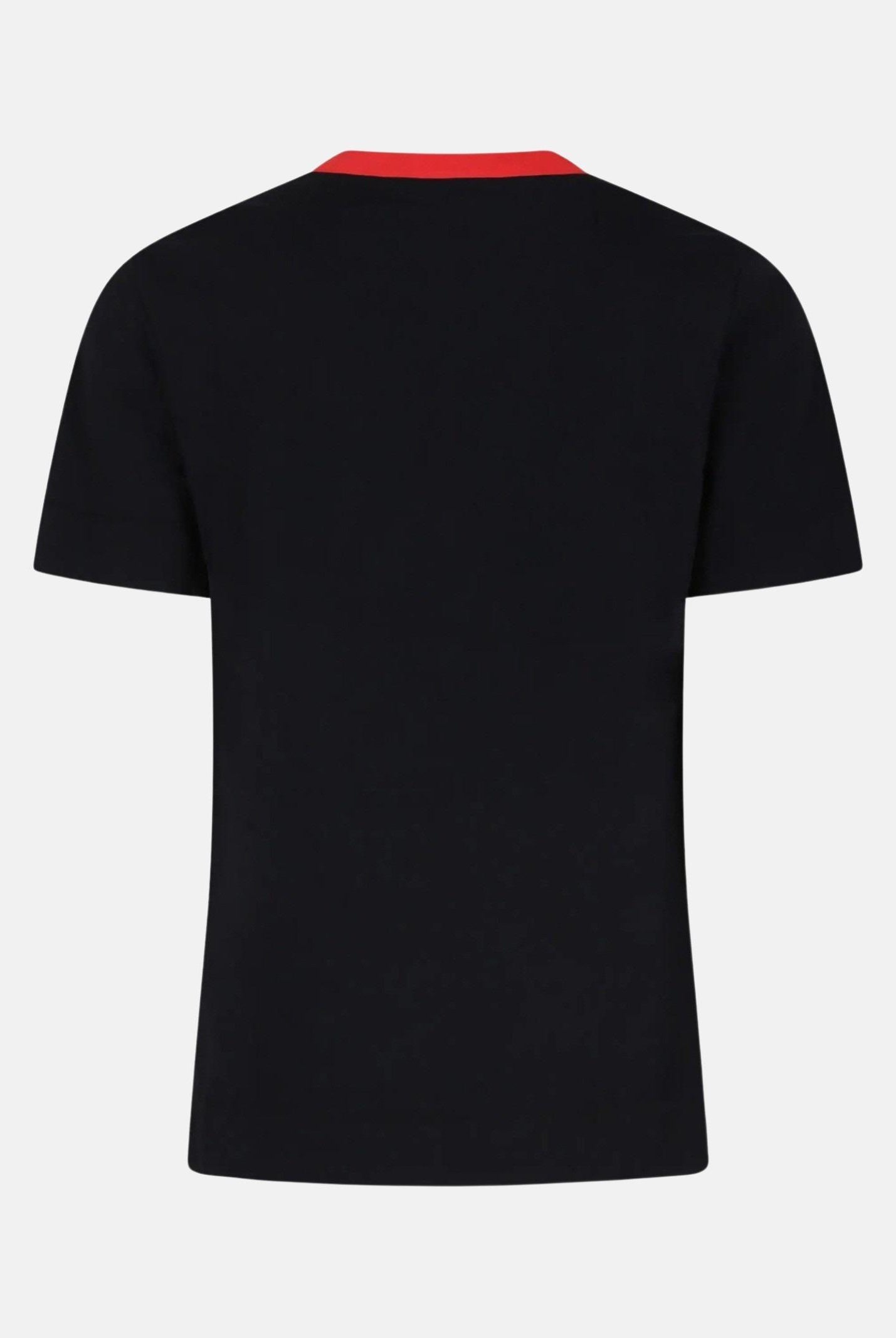 T-shirt a manica corta nera per donna e bambina con stampa logo M01228M00L9 0M900 MARNI