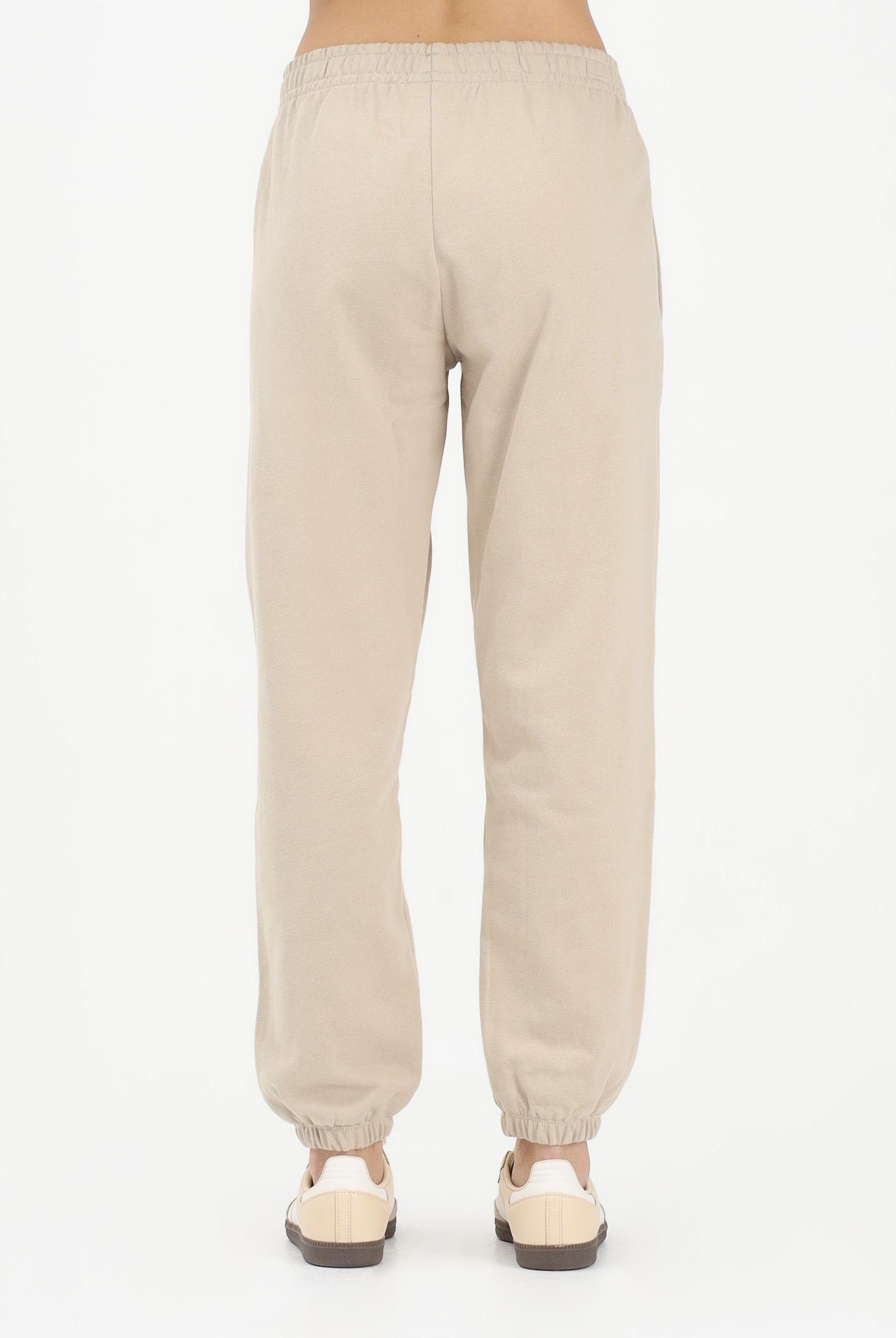 ADIDAS ORIGINALS Pantalone sportivo Essentials French Terry Regular Cuffed beige da donna KC9076 . ADIDAS ORIGINALS