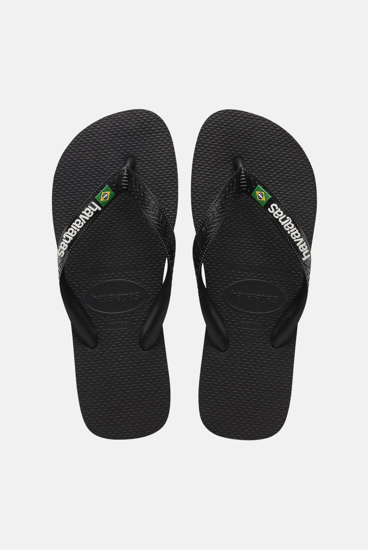 Infradito Brasil nero per uomo e donna 4110850 1069 HAVAIANAS