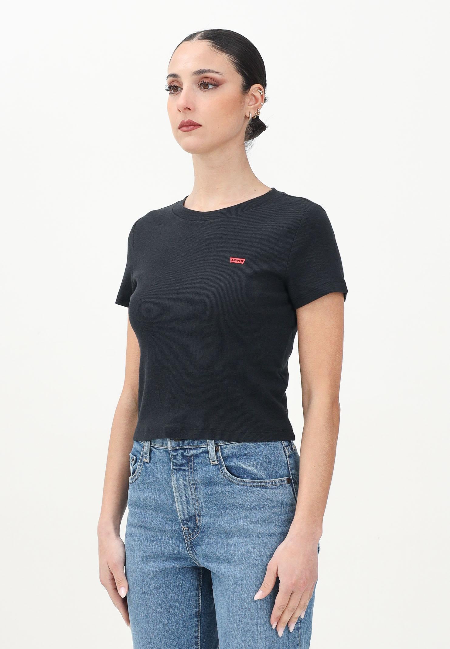 LEVI'S® T-shirt a manica corta ESSENTIAL nera da donna A7419-0014 . LEVI'S®