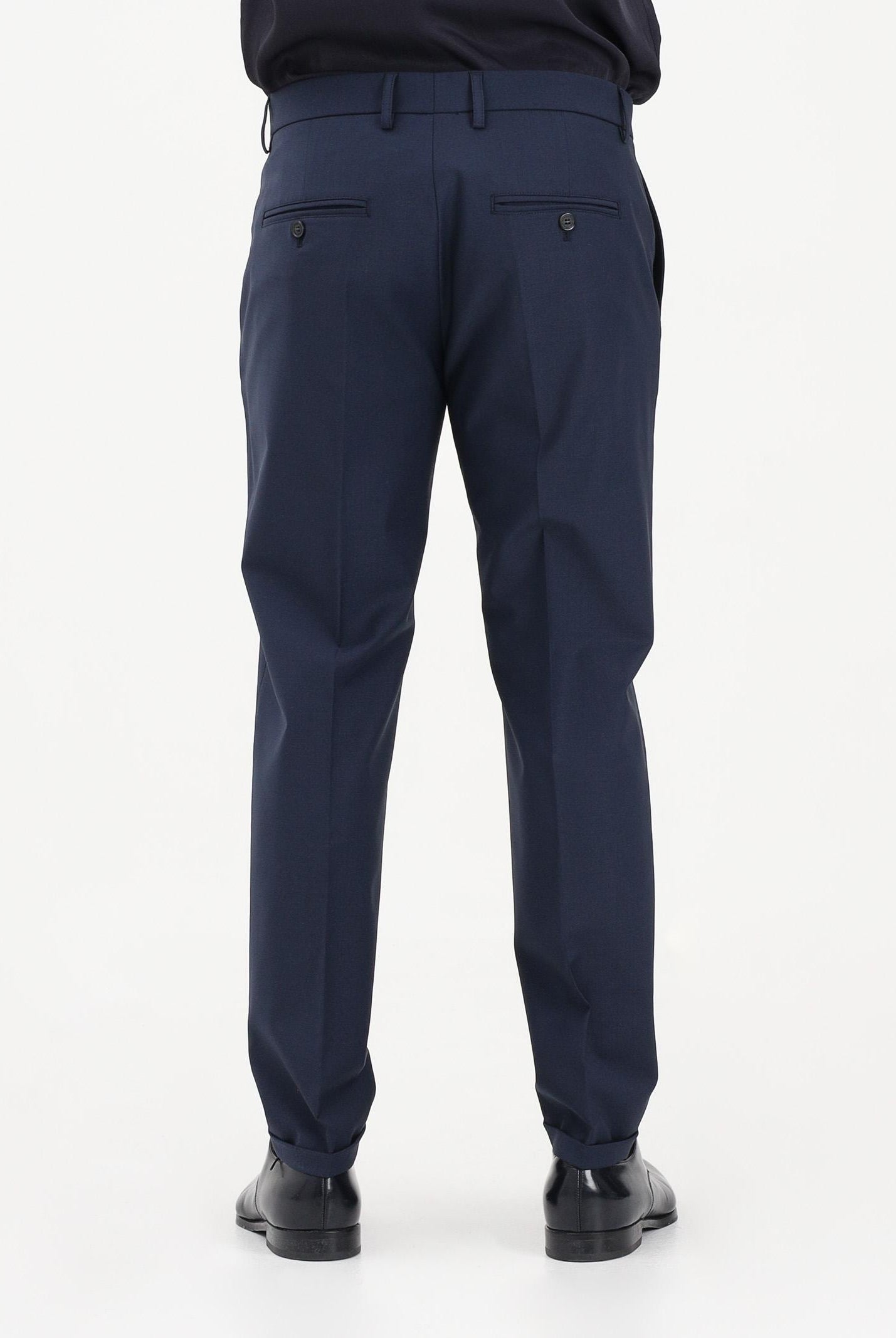 PATRIZIA PEPE Pantalone elegante blu da uomo 5PA429A1WK C166 PATRIZIA PEPE