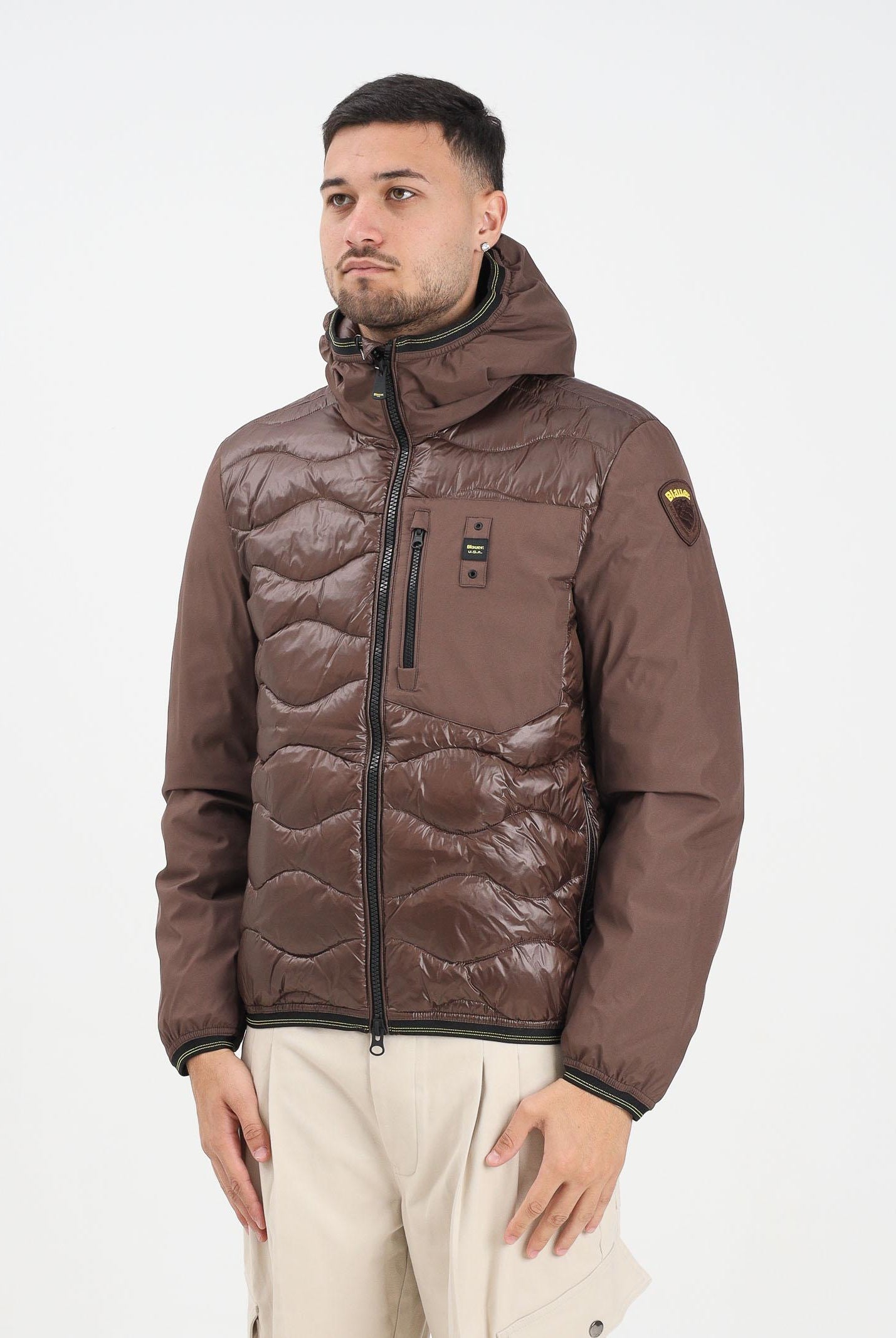 BLAUER Piumino ALBERT marrone da uomo 25WBLUC08078-006355 365 BLAUER